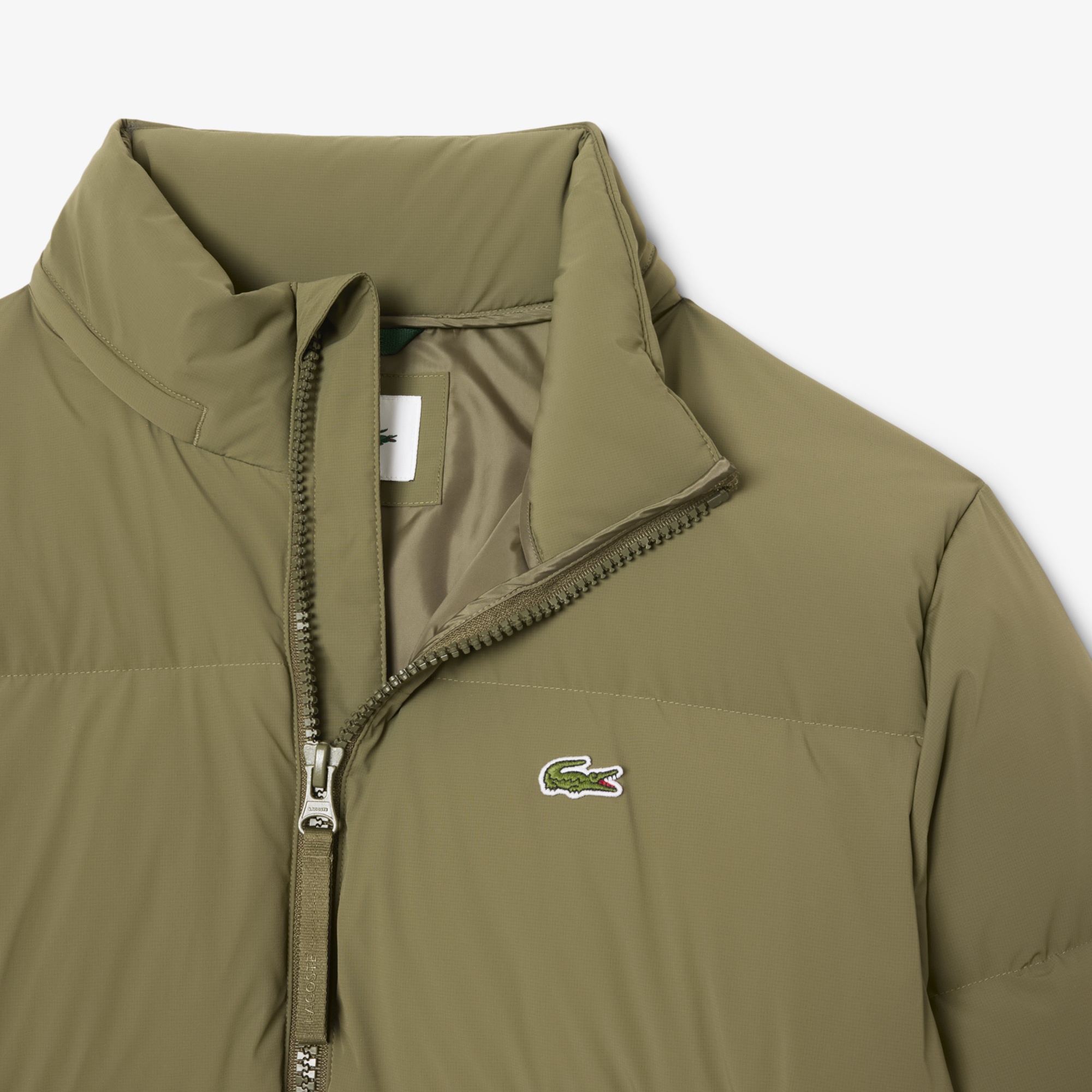 Erkek Relaxed Fit Kapüşonlu Haki Mont