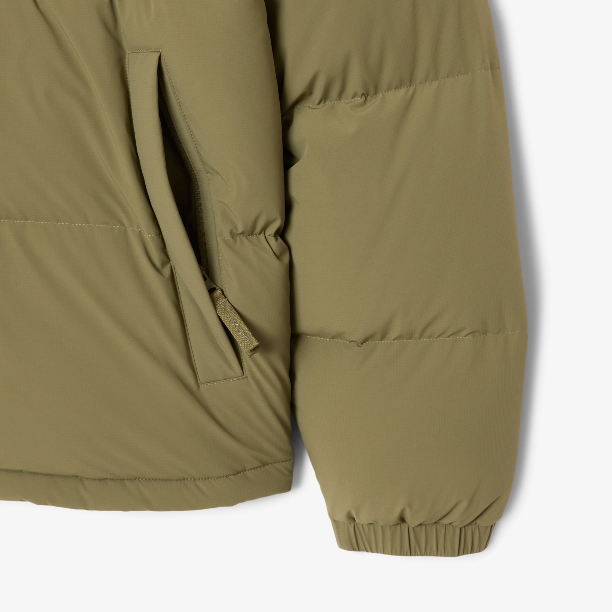 Erkek Relaxed Fit Kapüşonlu Haki Mont