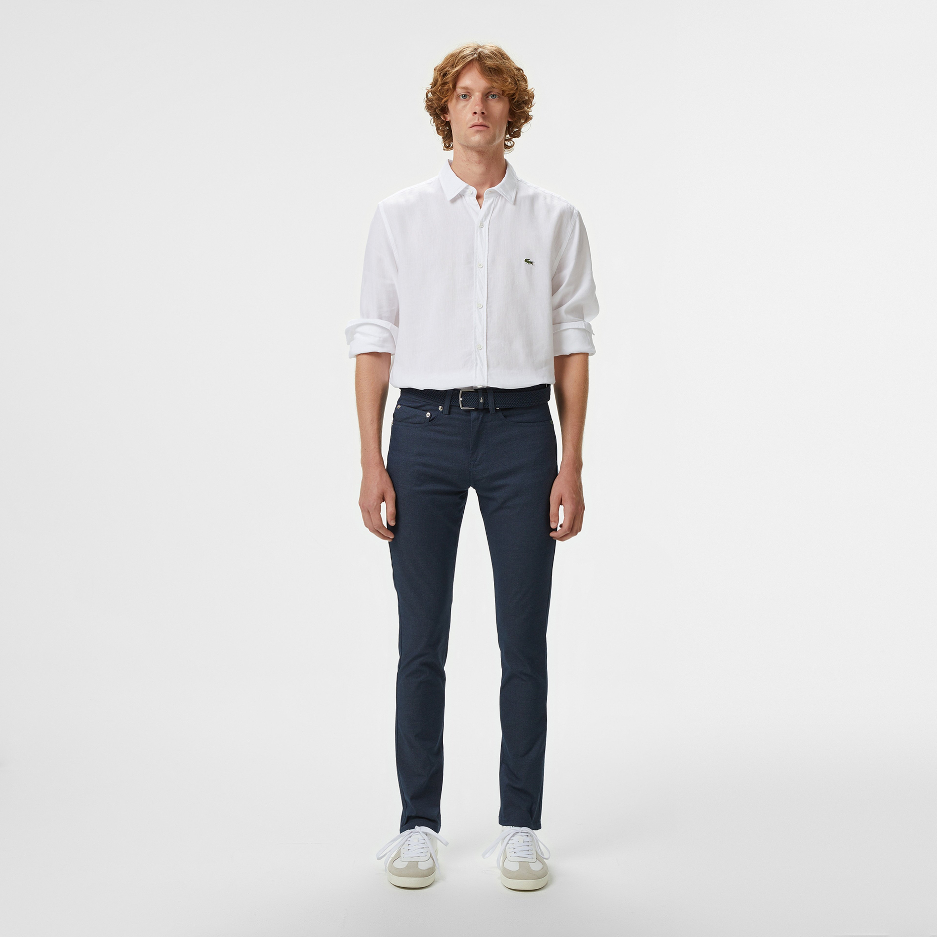 Erkek Slim Fit Lacivert Pantolon