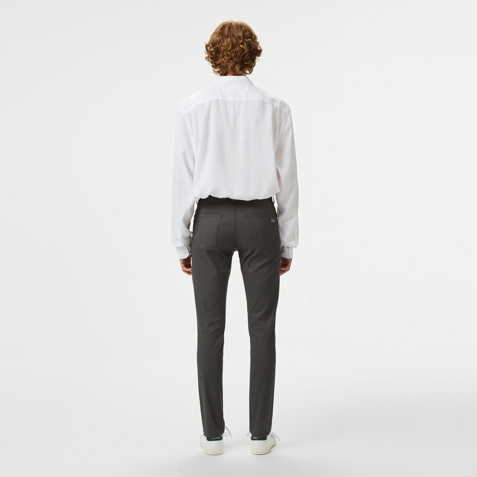 Erkek Slim Fit Gri Pantolon