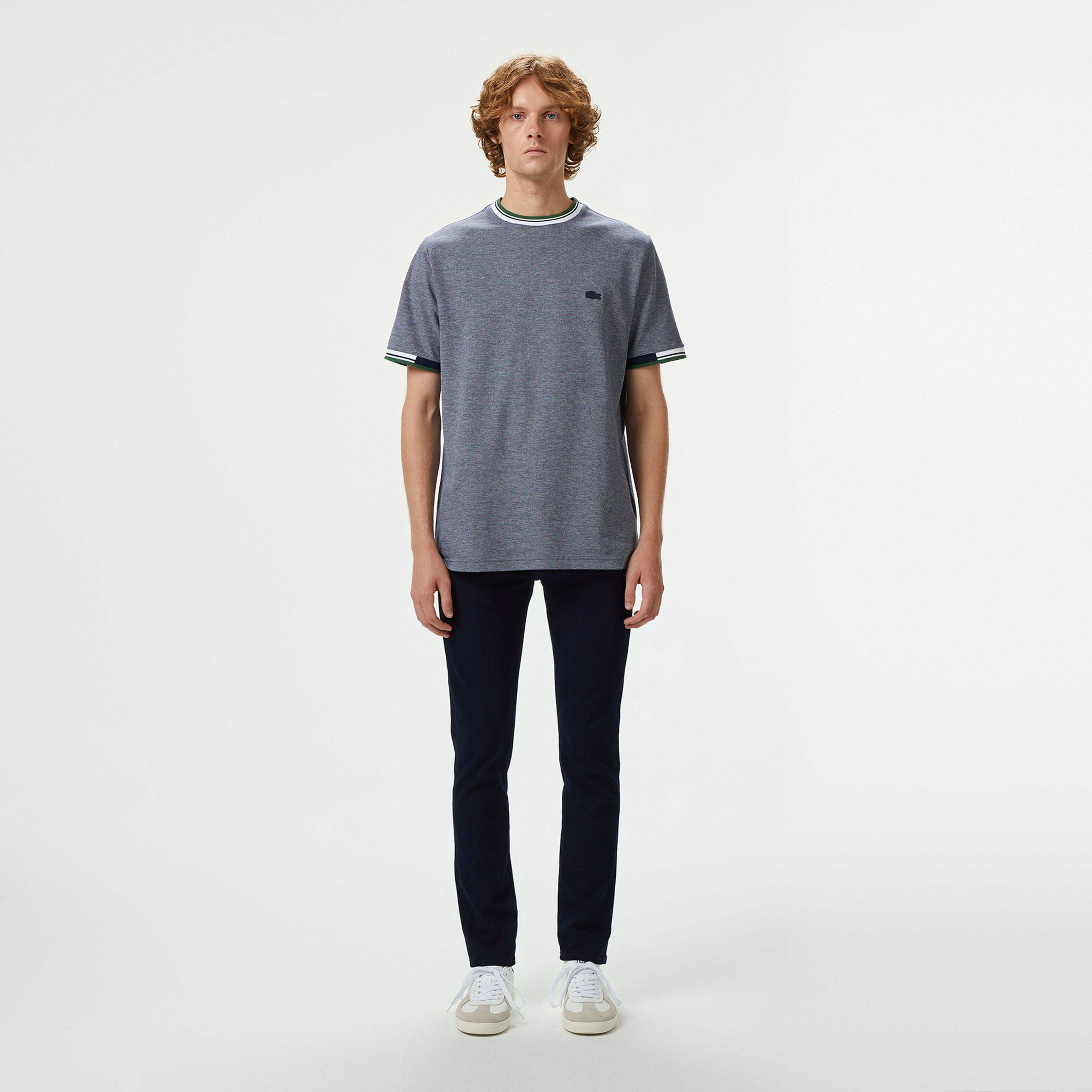 Erkek Regular Fit Bisiklet Yaka Lacivert T-Shirt