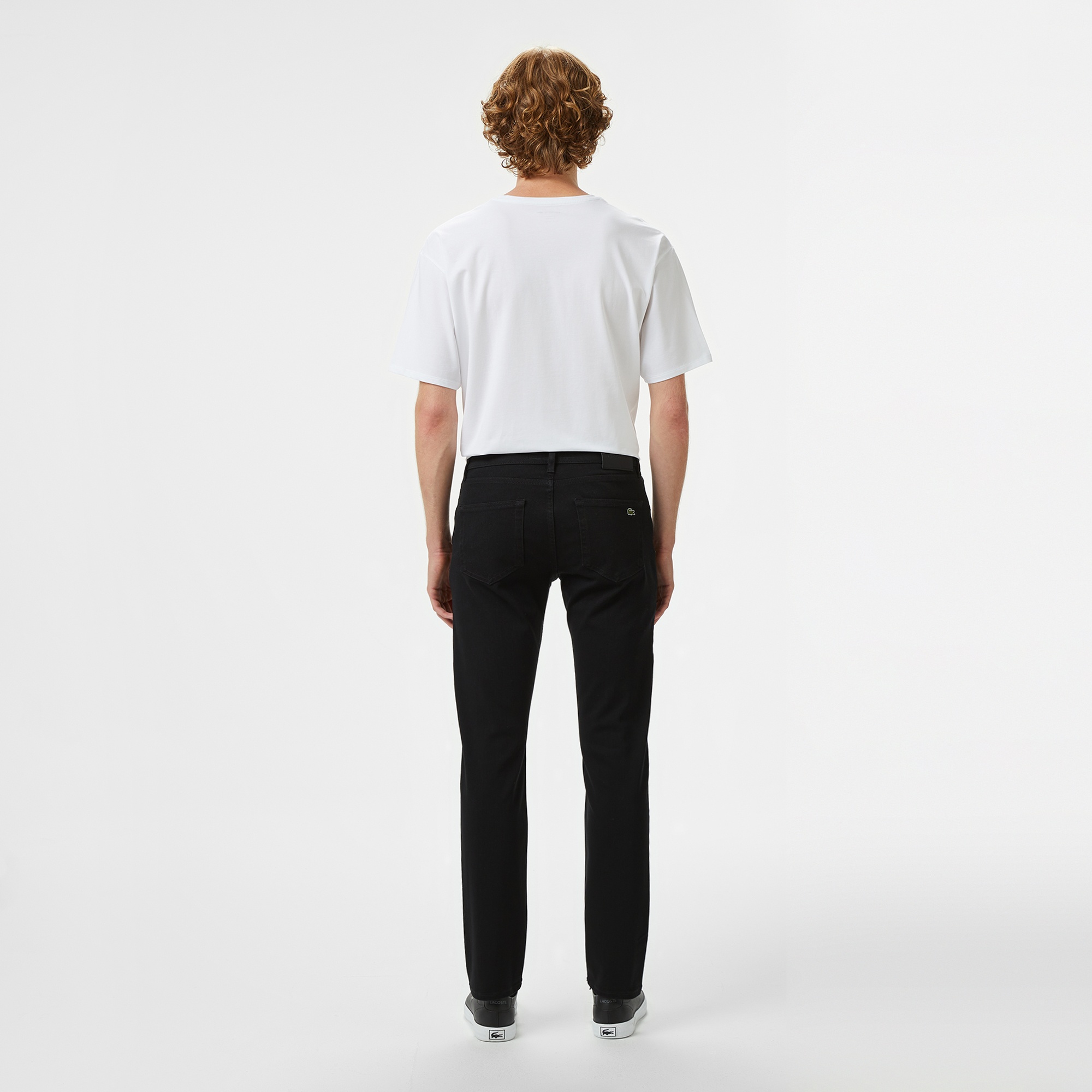 Erkek Slim Fit Siyah Jean Pantolon