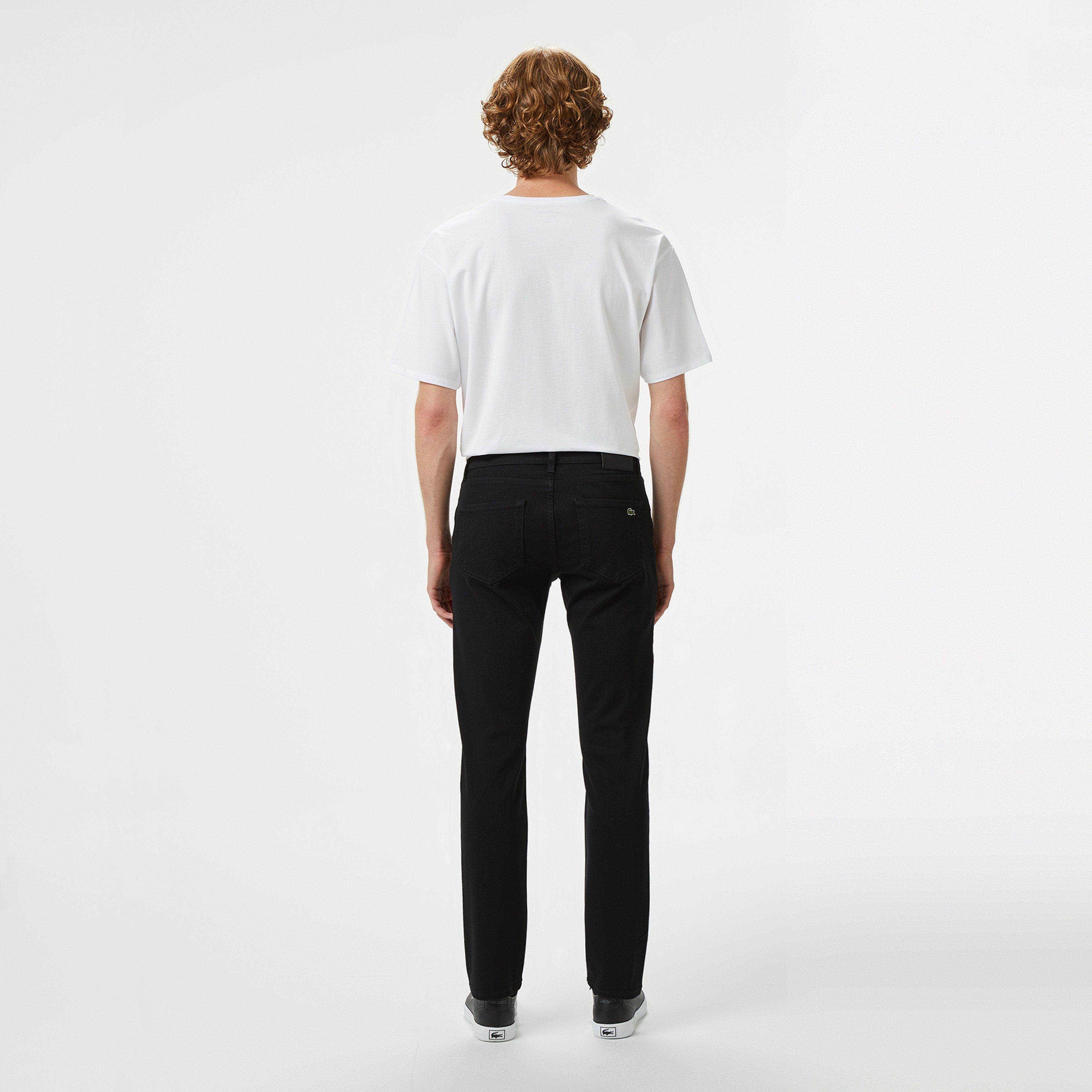 Erkek Slim Fit Siyah Jean Pantolon