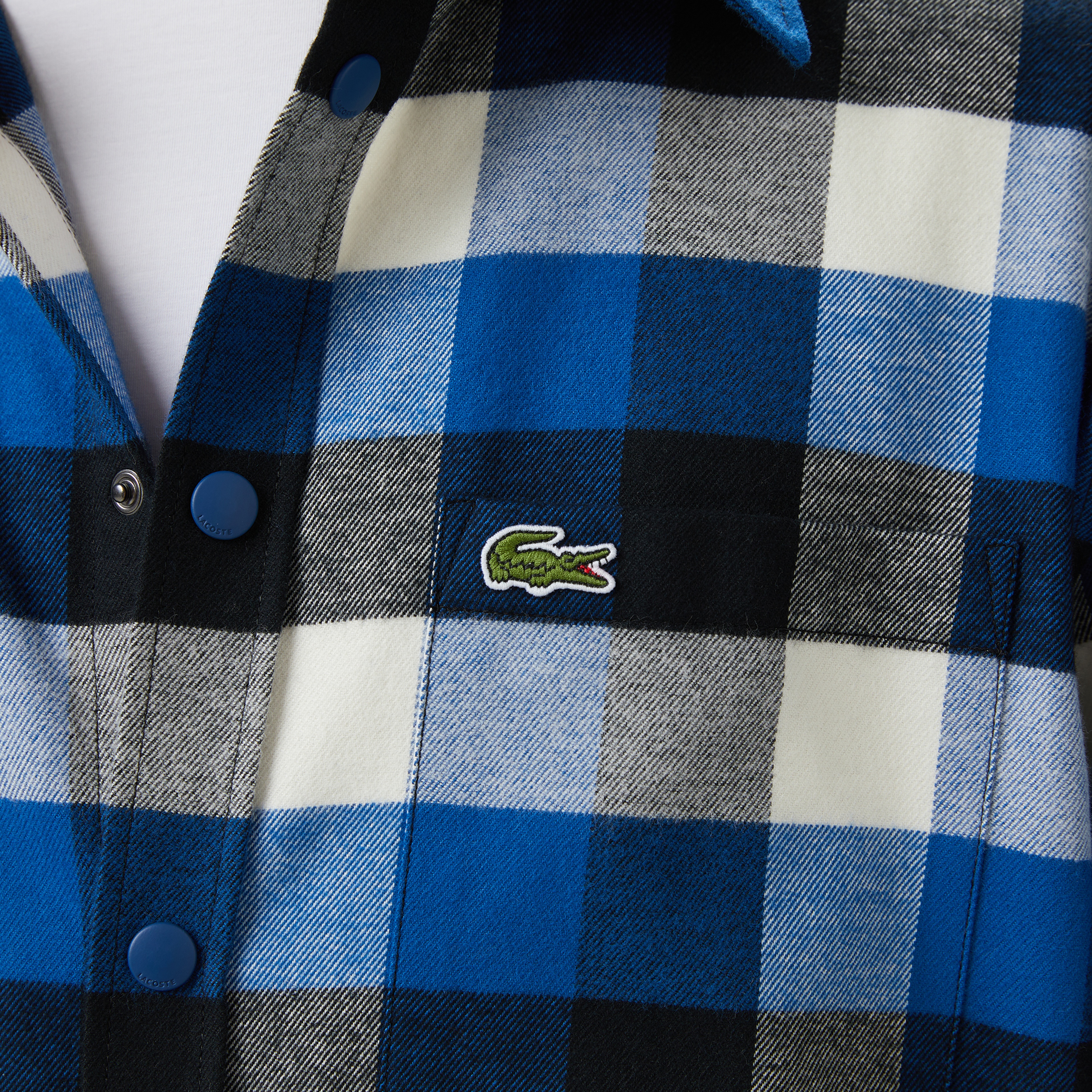 Erkek Relaxed Fit Kareli Lacivert Gömlek Erkek Relaxed Fit Kareli Lacivert Gömlek