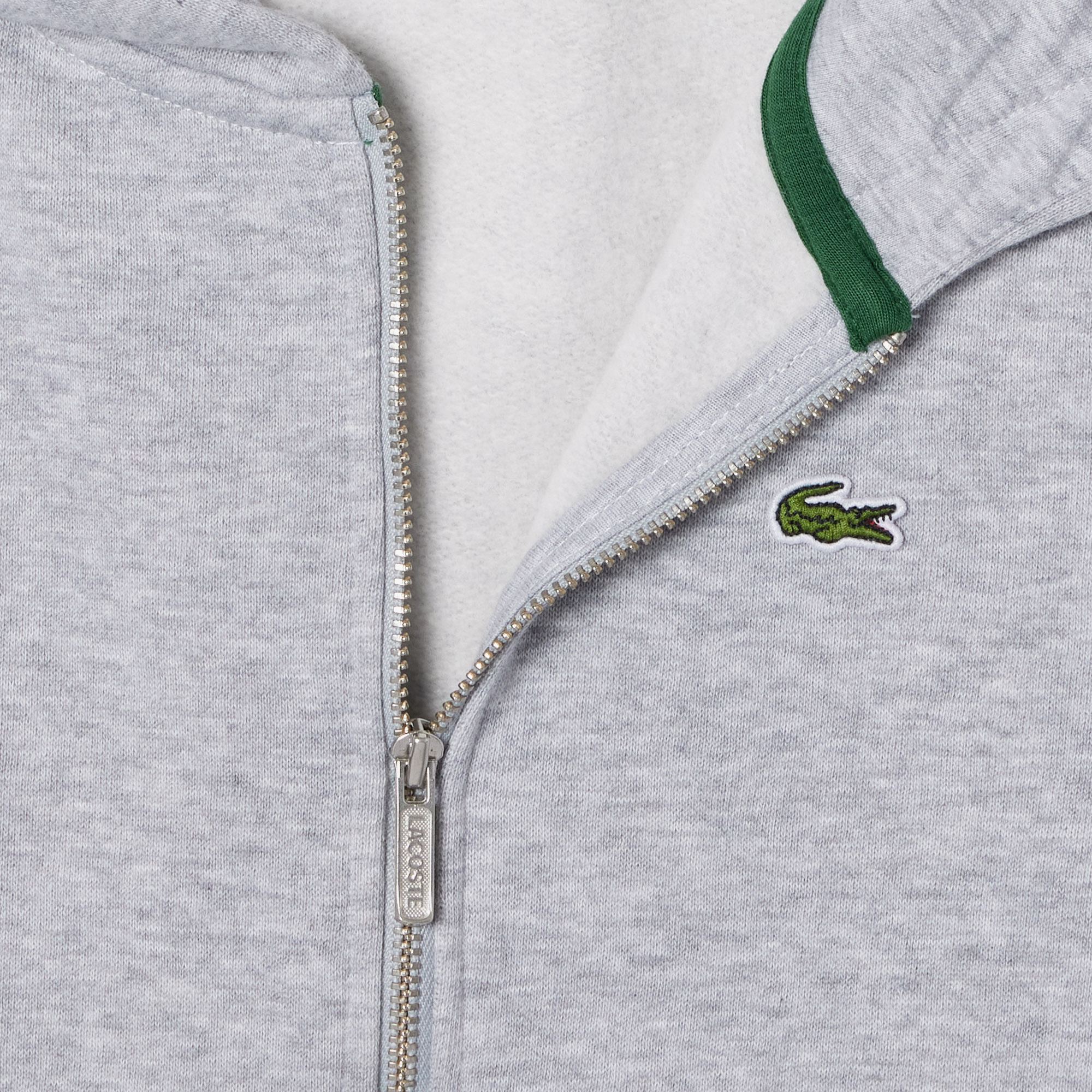 Lacoste Çocuk Kapüşonlu Gri Sweatshirt görsel 8