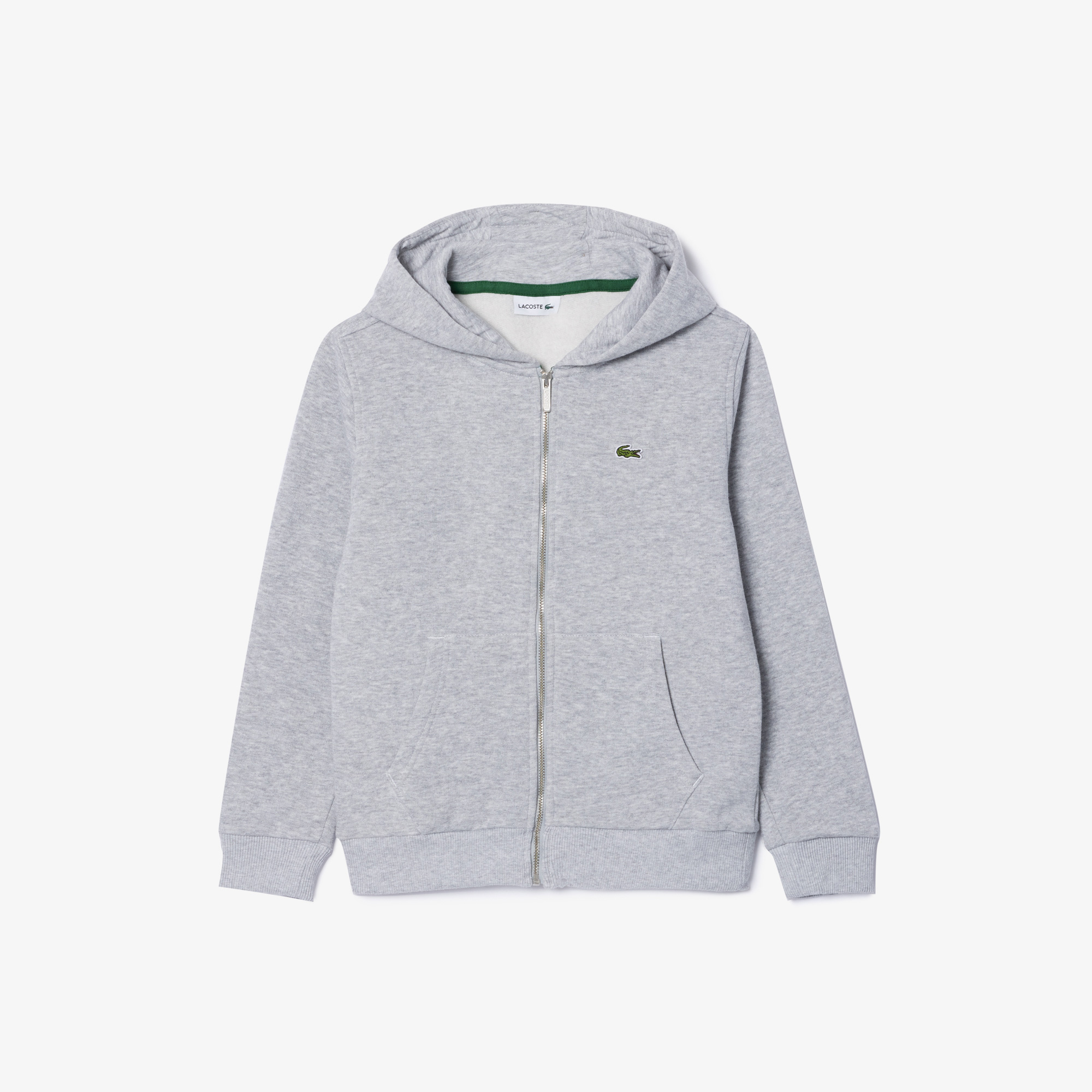 Lacoste Çocuk Kapüşonlu Gri Sweatshirt görsel 5