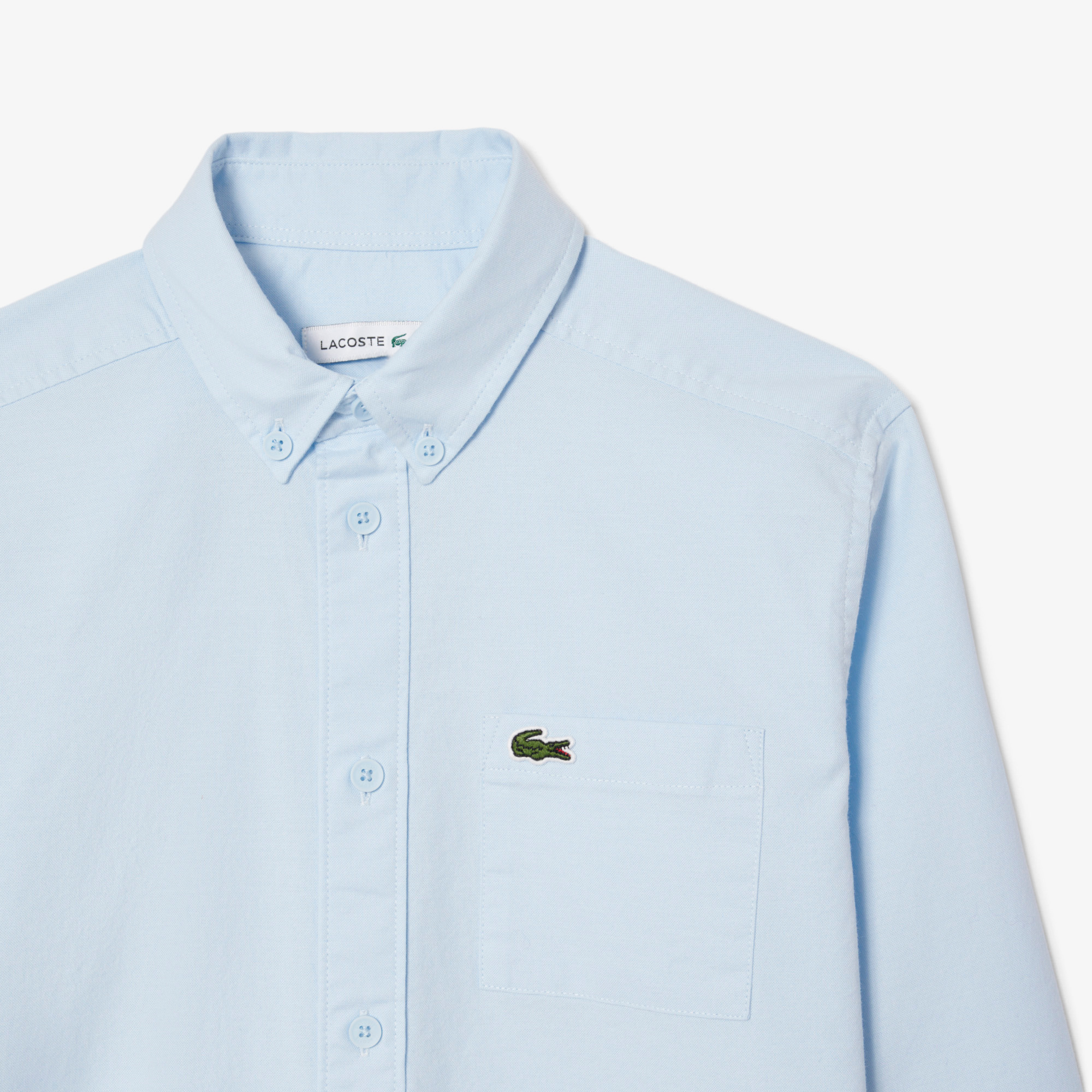 Lacoste Çocuk Uzun Kollu Açık Mavi Gömlek görsel 5