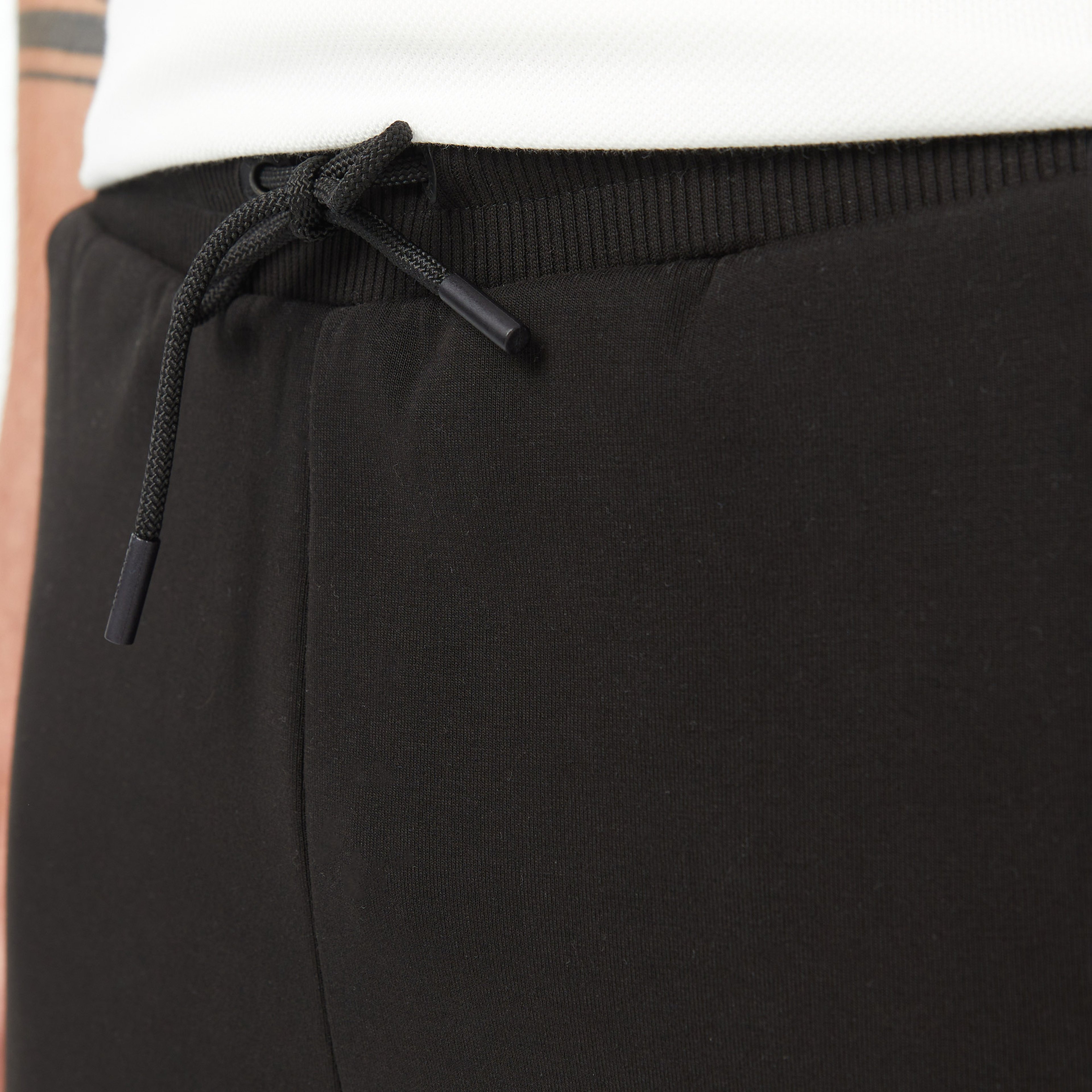 Erkek Relaxed Fit Siyah Eşofman Altı