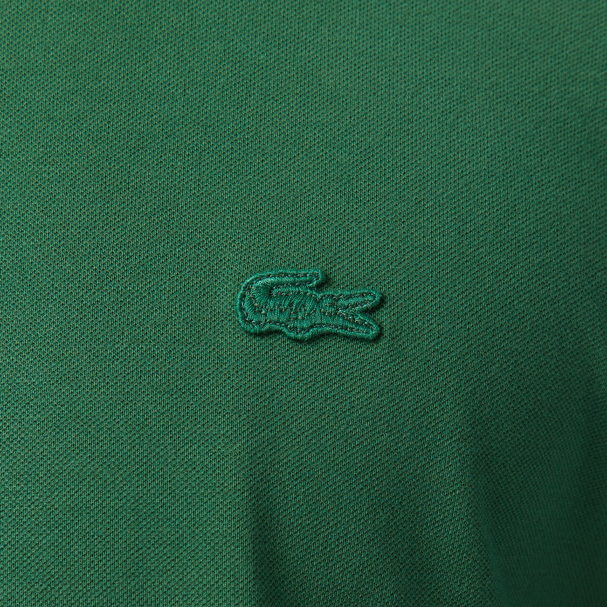 Lacoste Erkek Regular Fit Bisiklet Yaka Yeşil T-Shirt görsel 5