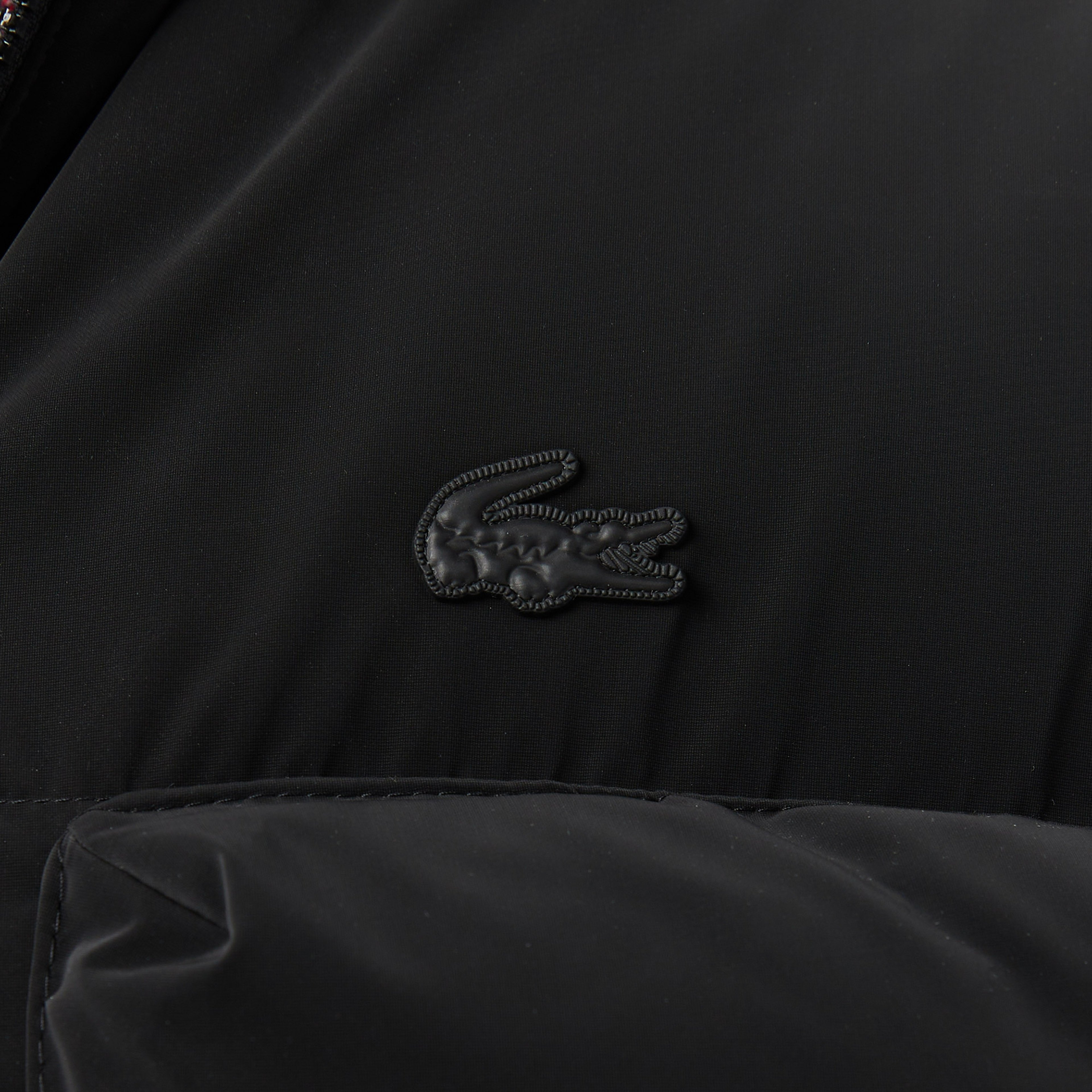 Erkek Kapüşonlu Siyah Mont