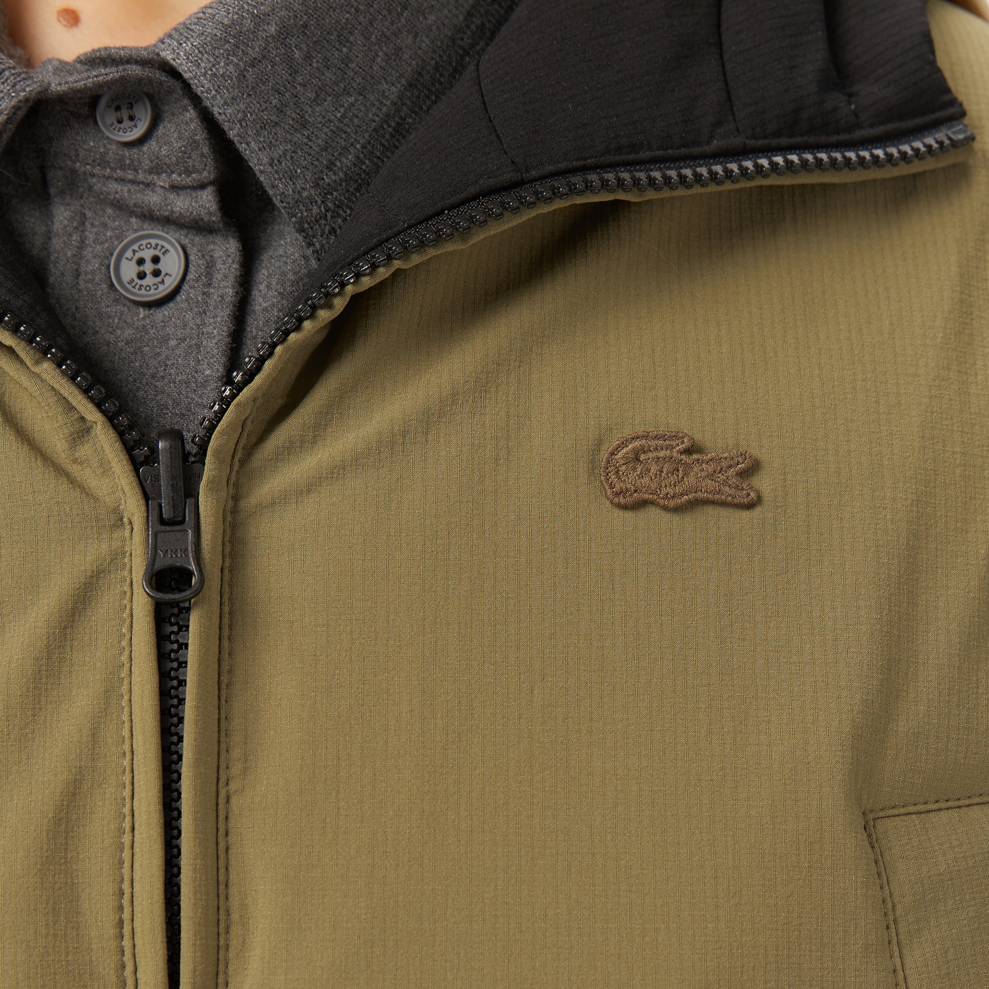 Kadın Kapüşonlu Çift Taraflı Siyah Mont