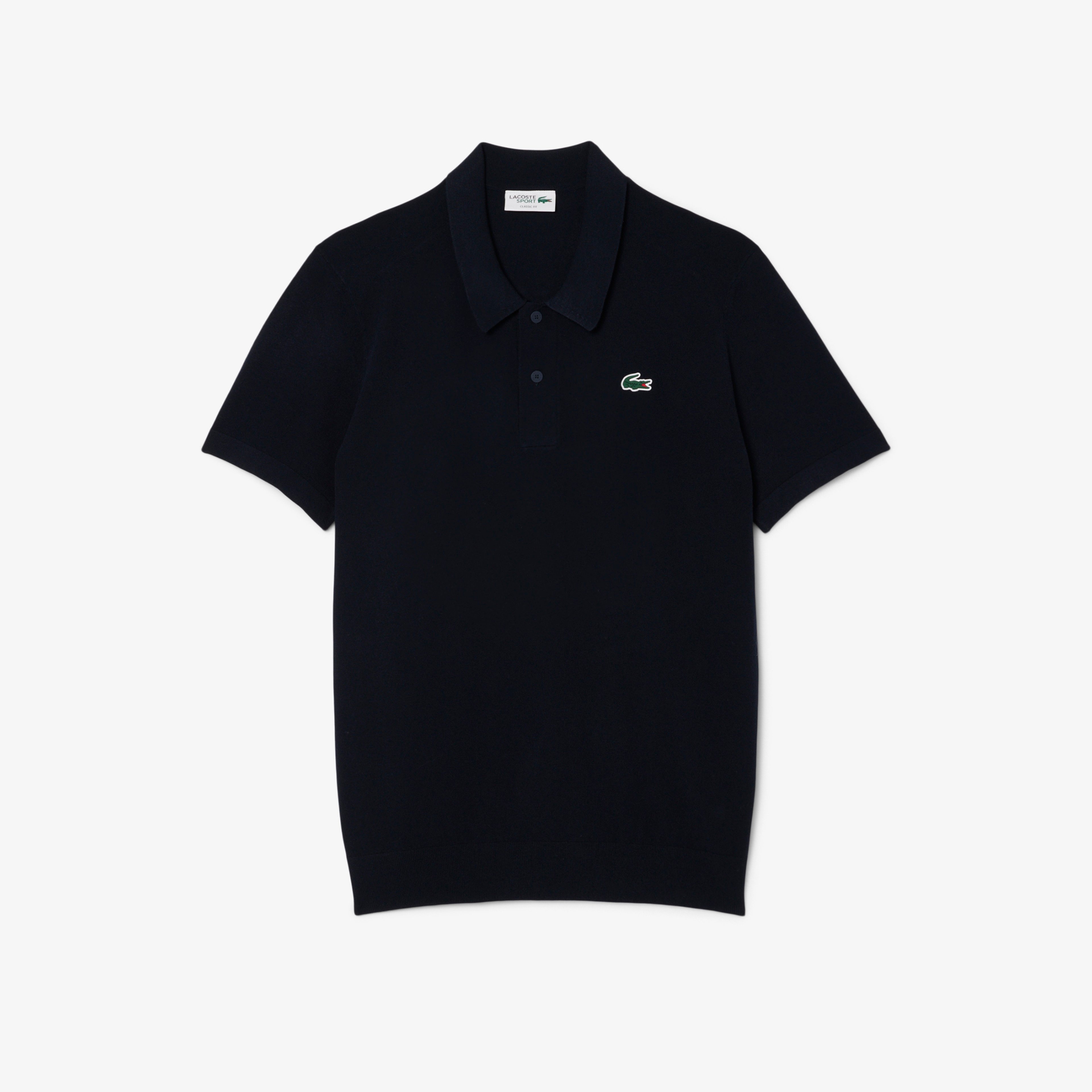 Erkek Classic Fit Kısa Kollu Polo Yaka Lacivert Triko