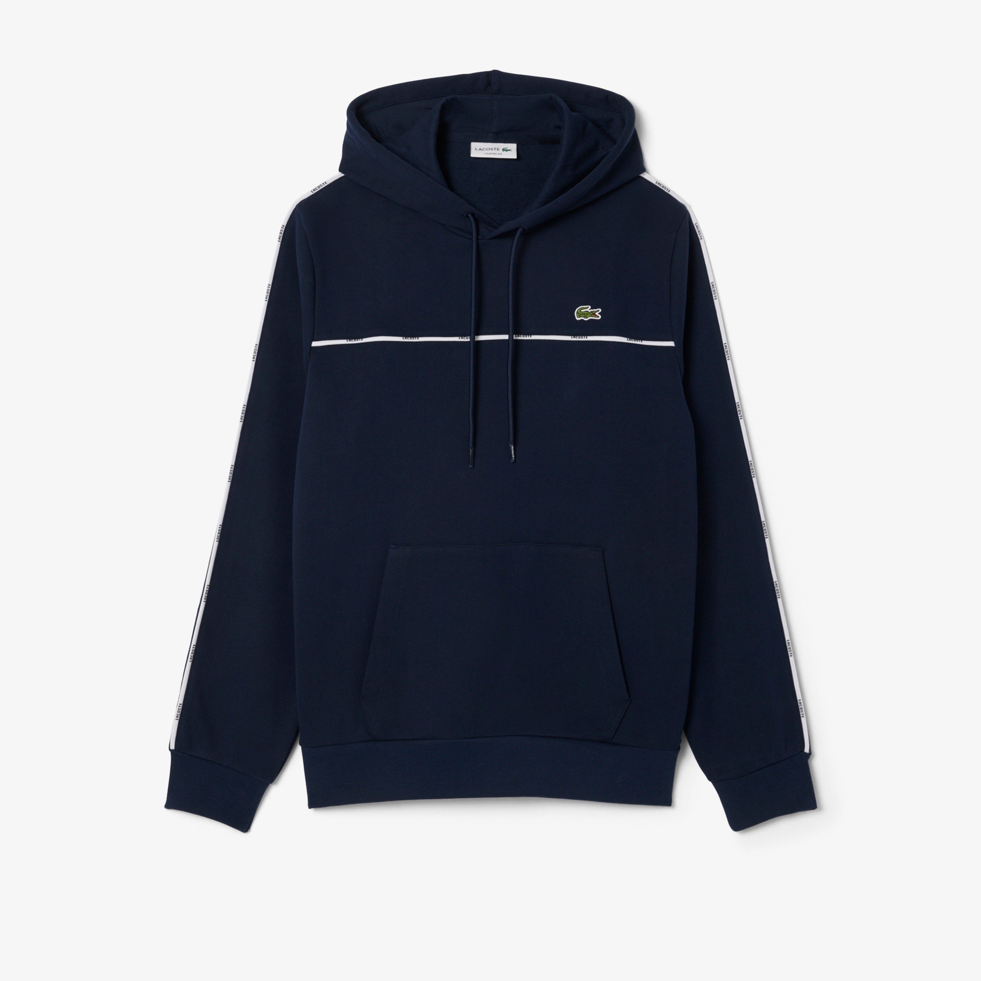 Erkek Classic Fit Kapüşonlu Lacivert Sweatshirt