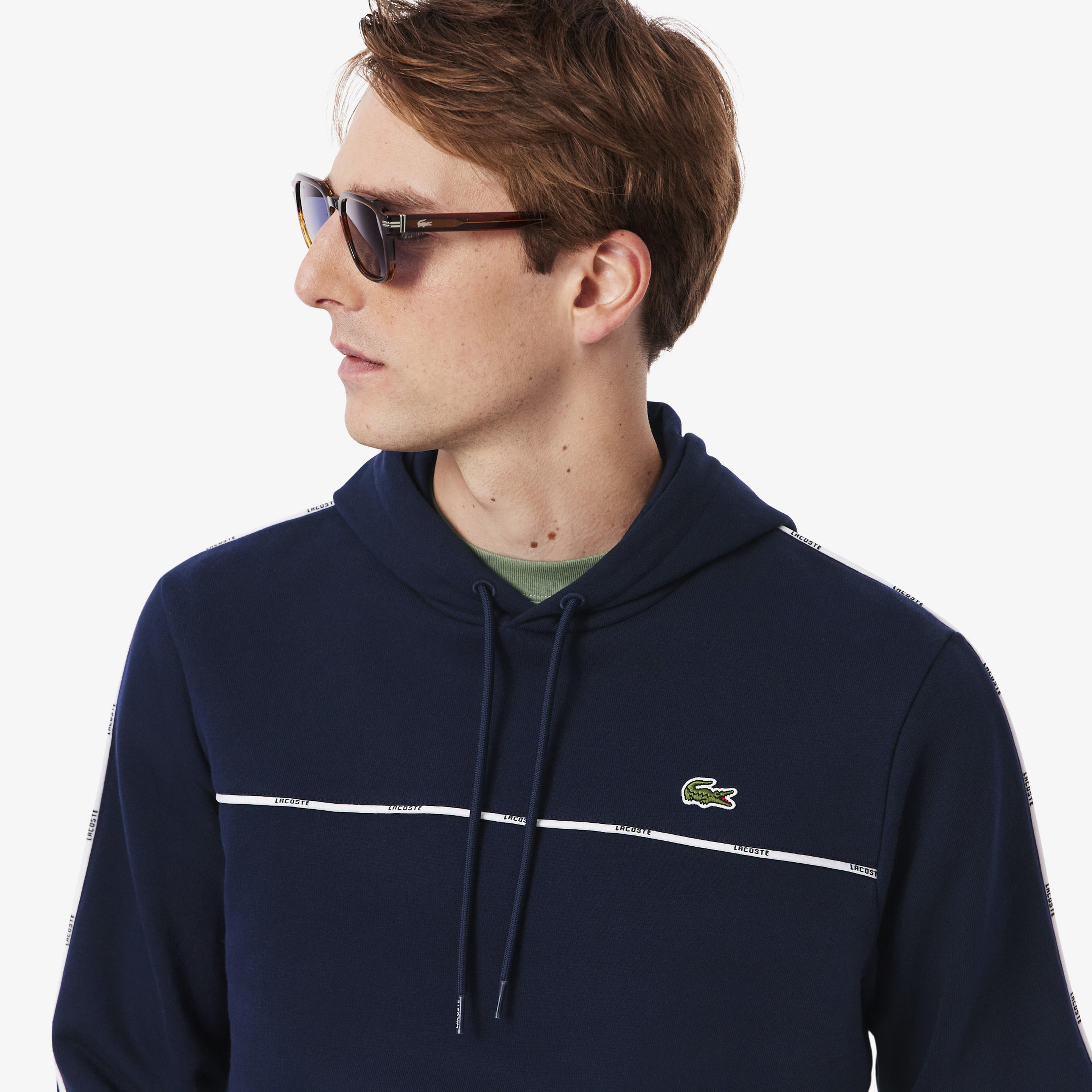 Erkek Classic Fit Kapüşonlu Lacivert Sweatshirt