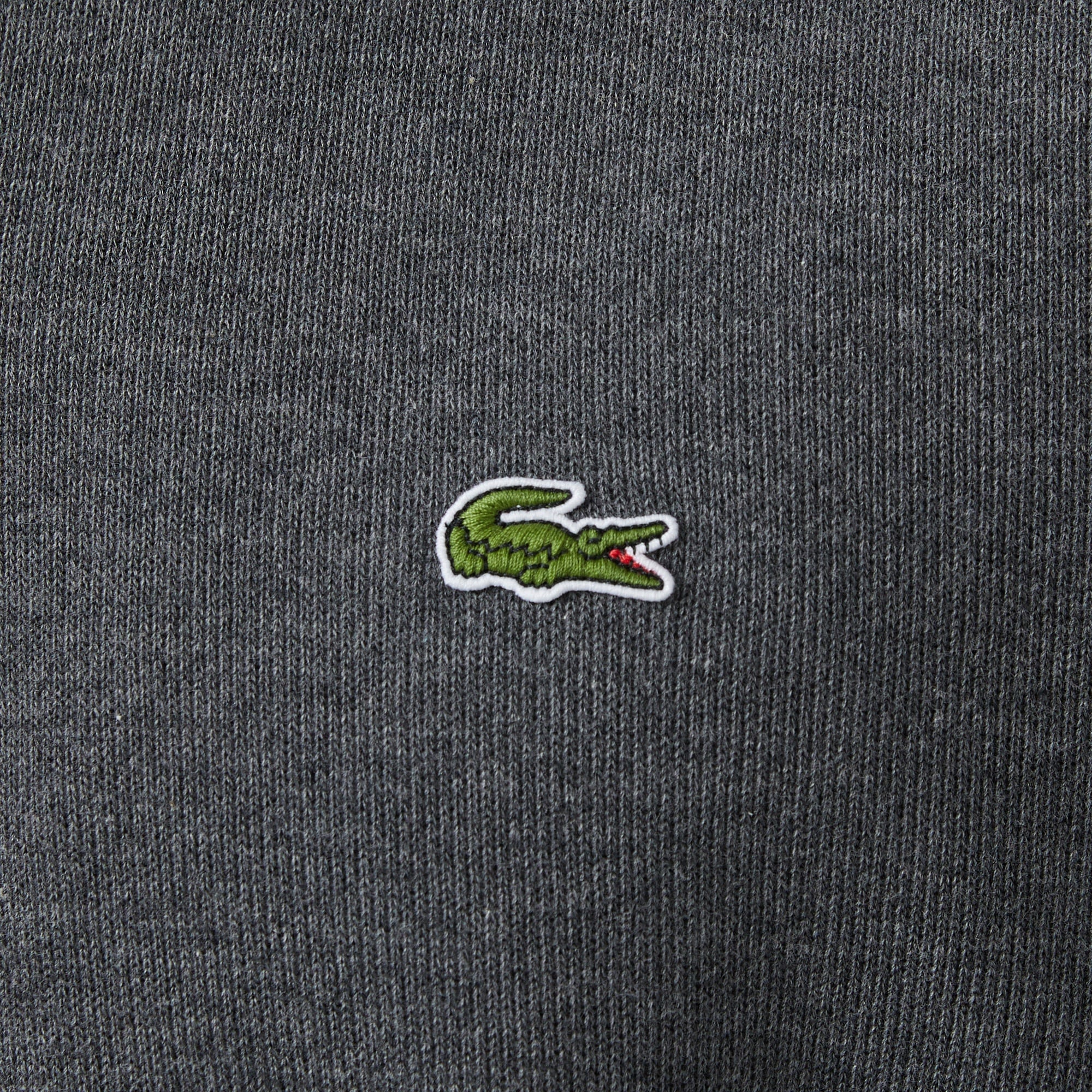 Erkek Classic Fit Yarım Fermuarlı Gri Sweatshirt