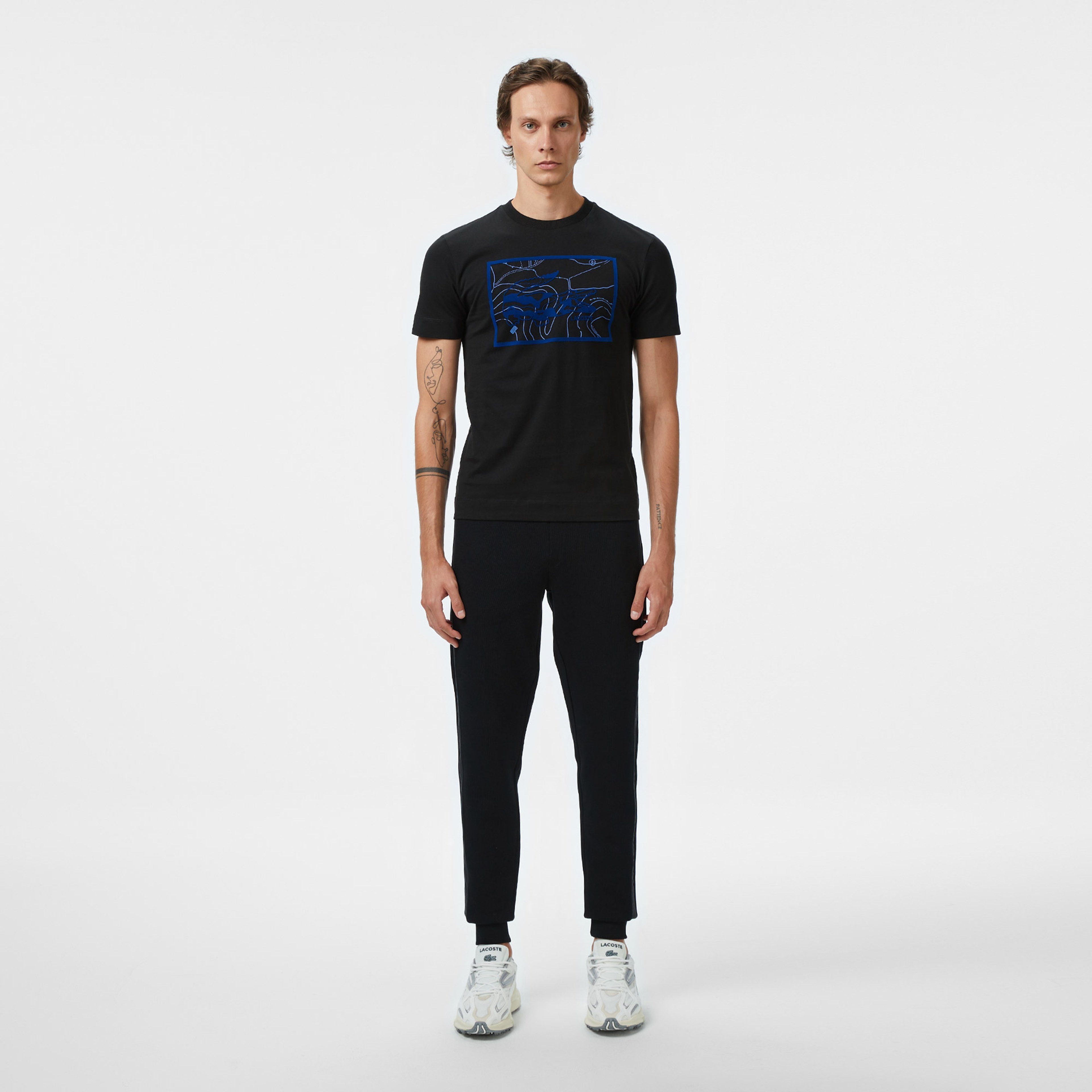 Erkek Classic Fit Siyah Eşofman Altı