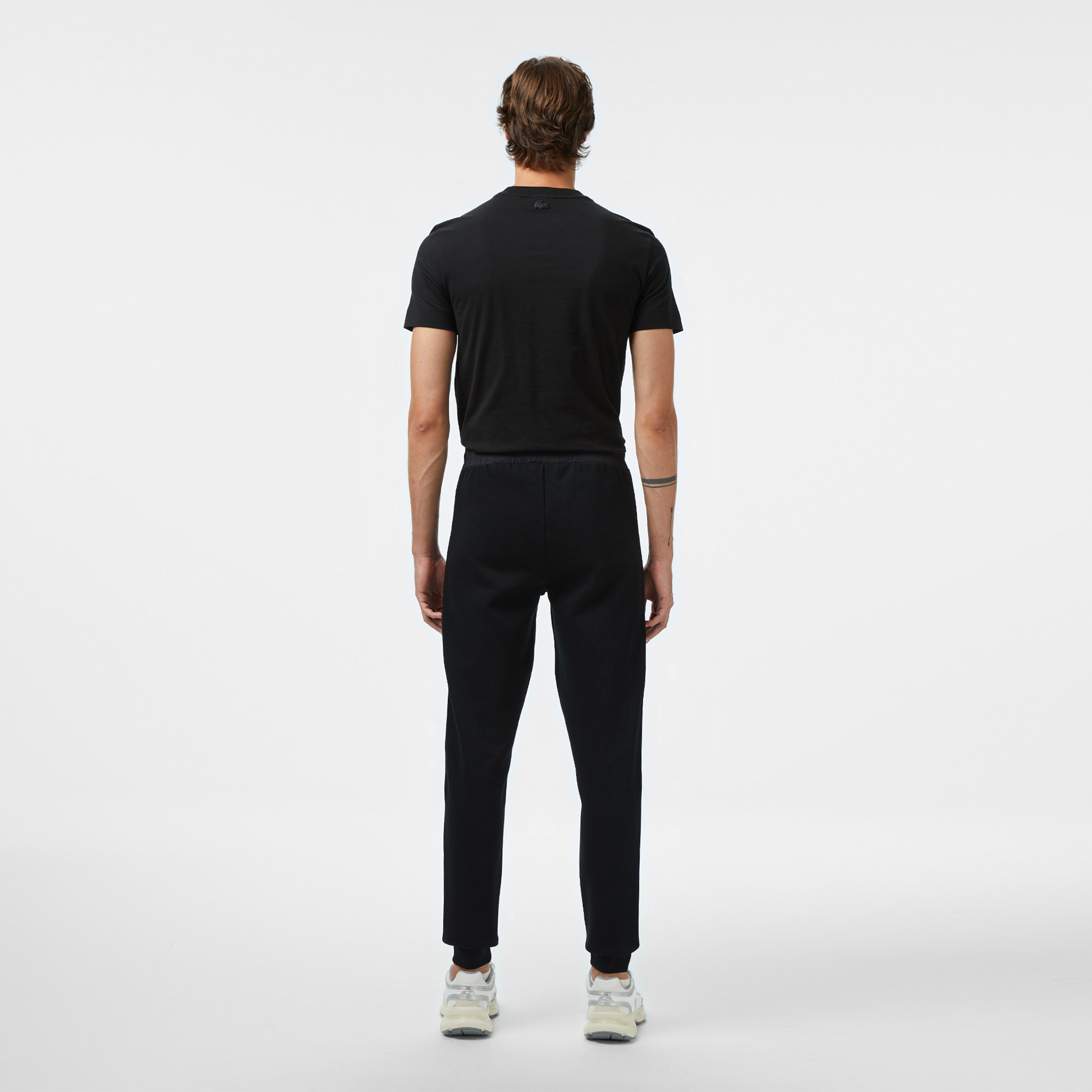 Erkek Classic Fit Siyah Eşofman Altı