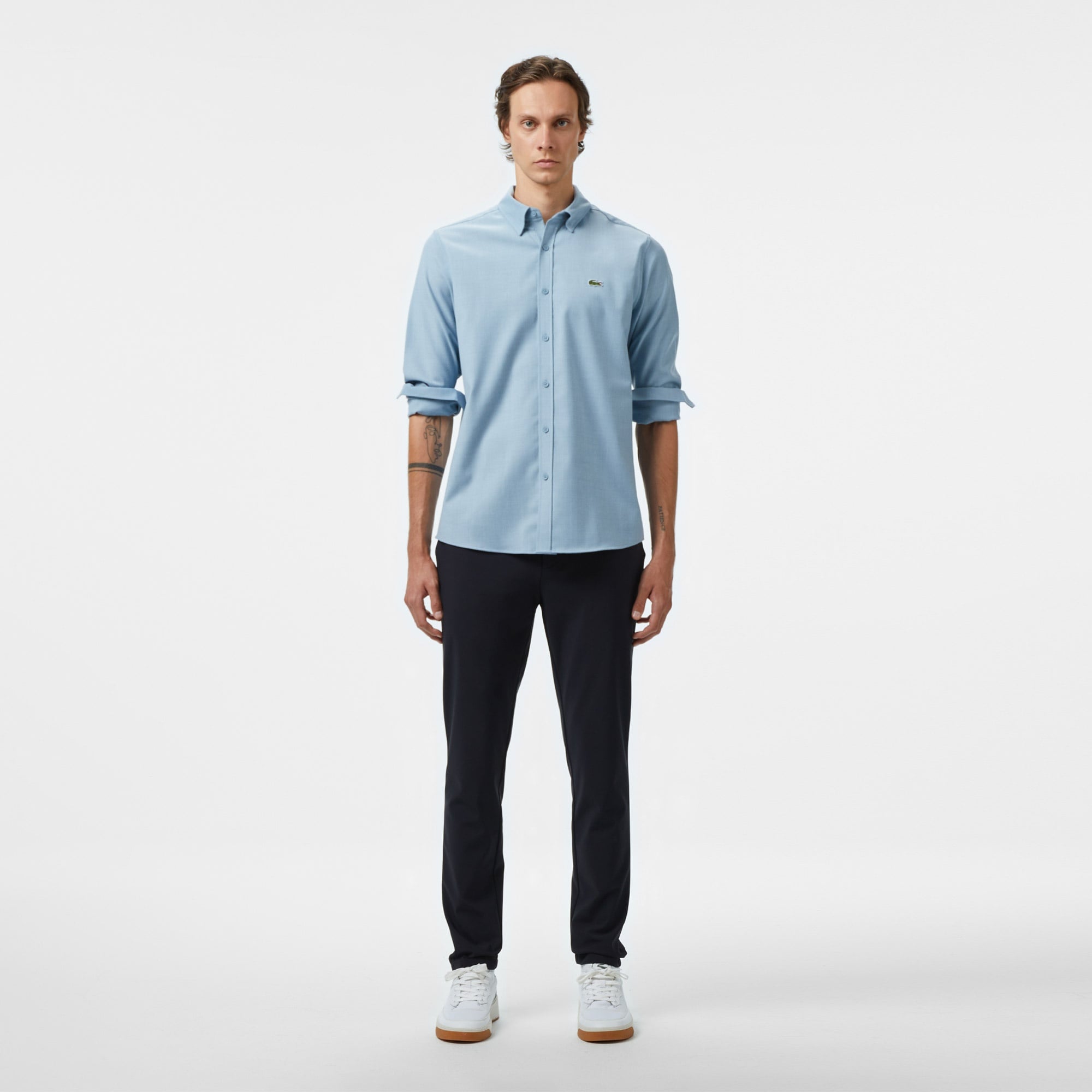 Erkek Regular Fit Mavi Gömlek