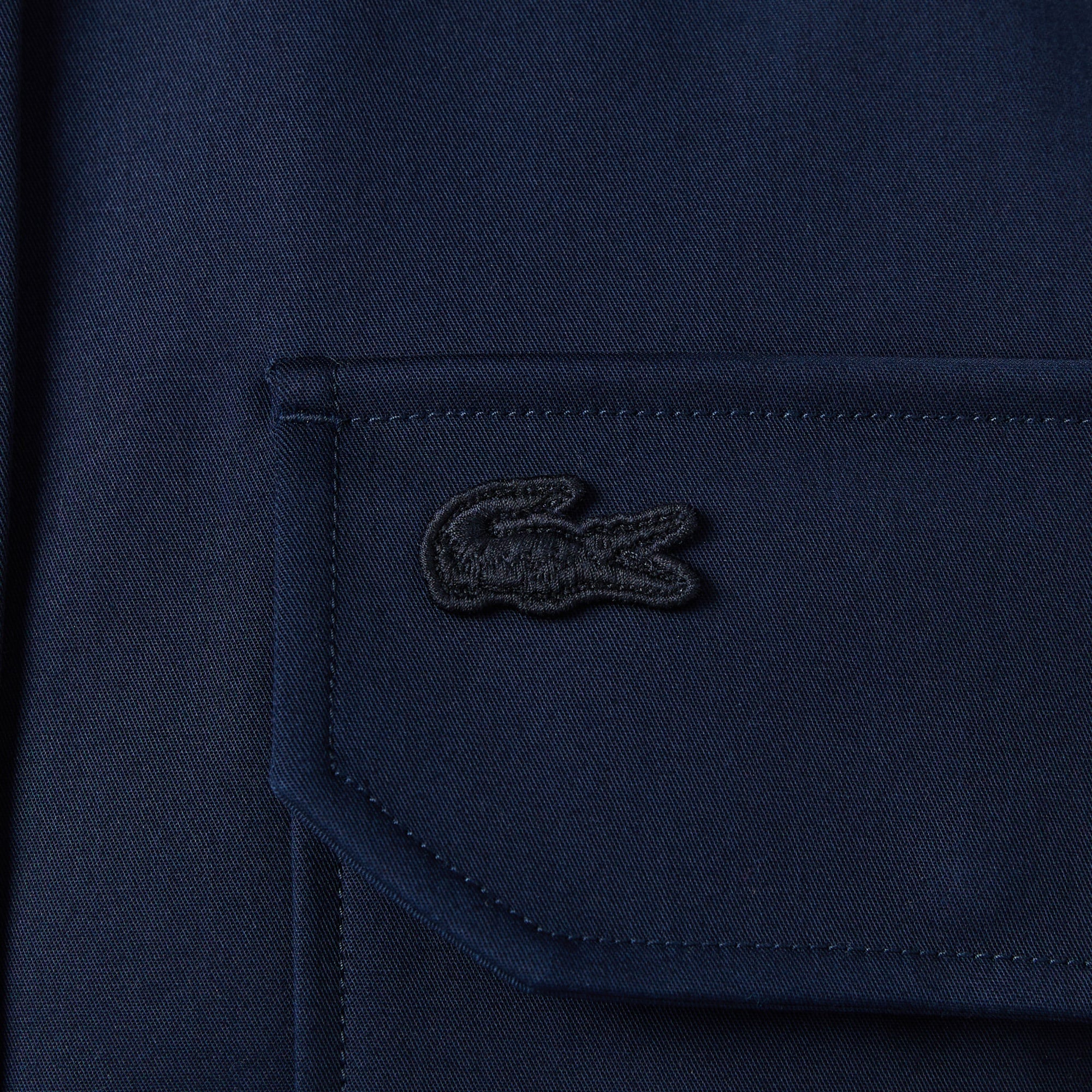 Erkek Relaxed Fit Lacivert Gömlek