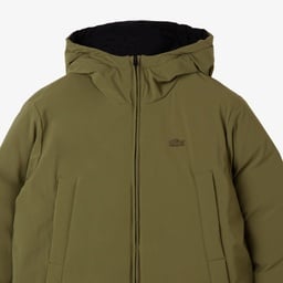 Kadın Kapüşonlu Çift Taraflı Siyah Mont Siyah