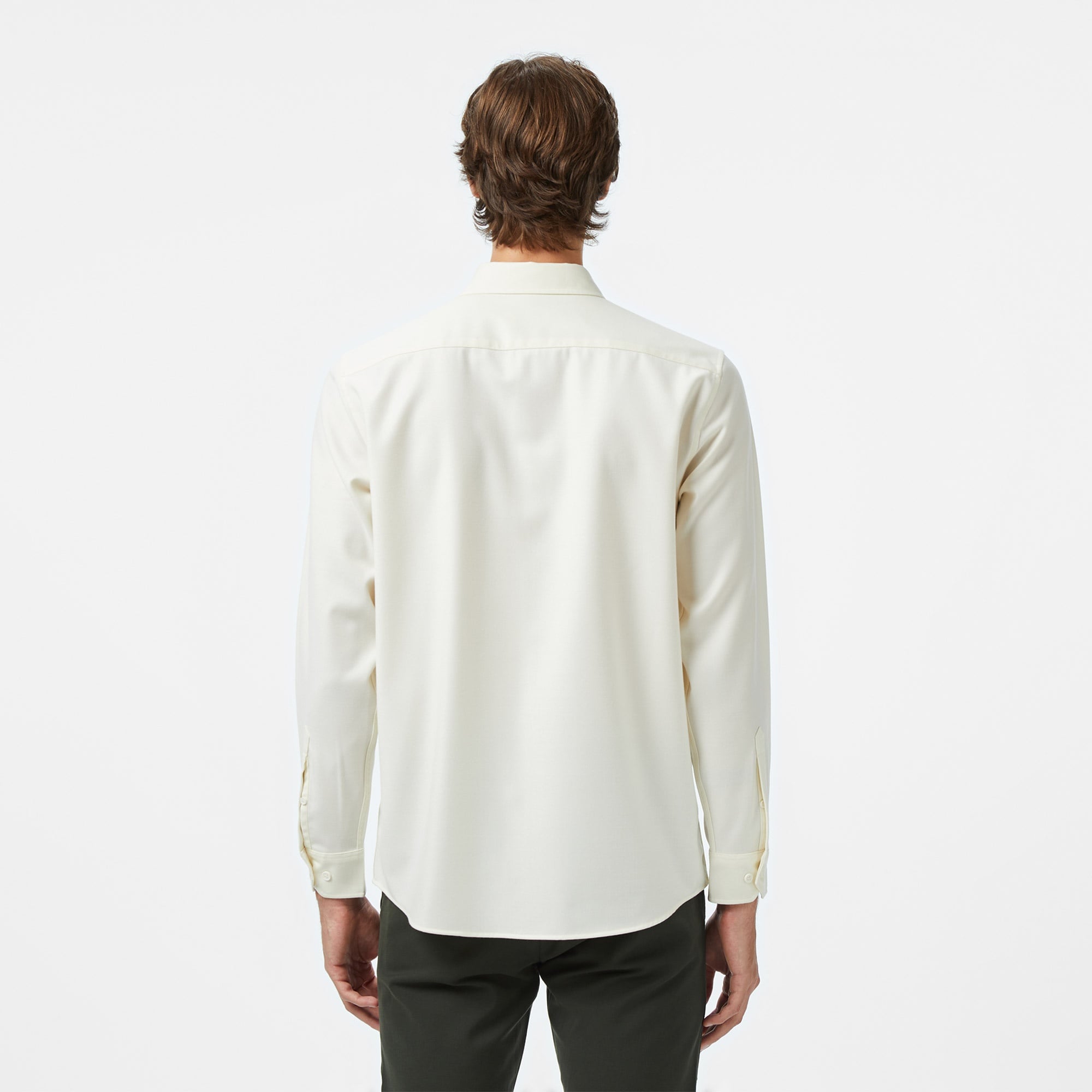 Erkek Regular Fit Beyaz Gömlek