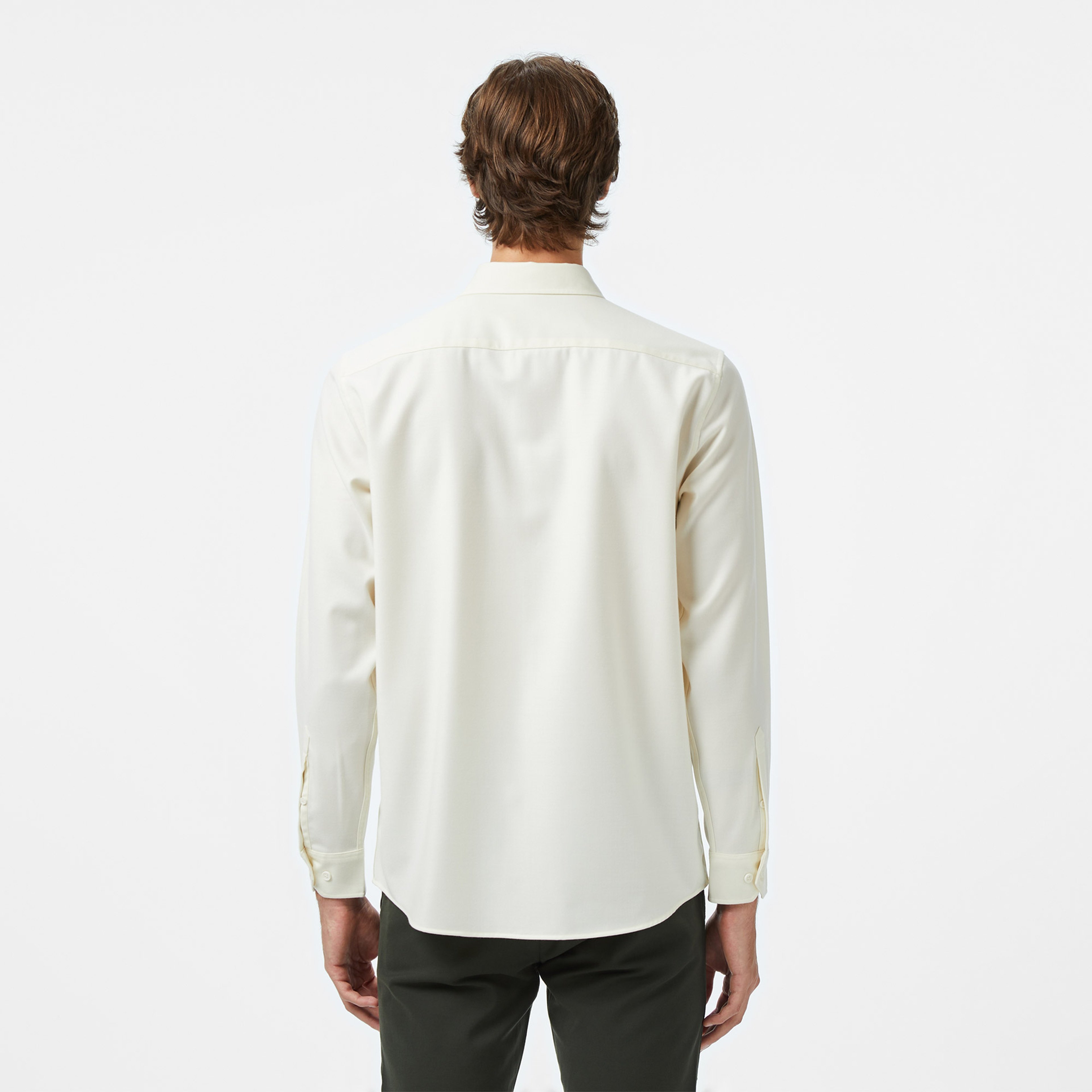 Erkek Regular Fit Beyaz Gömlek