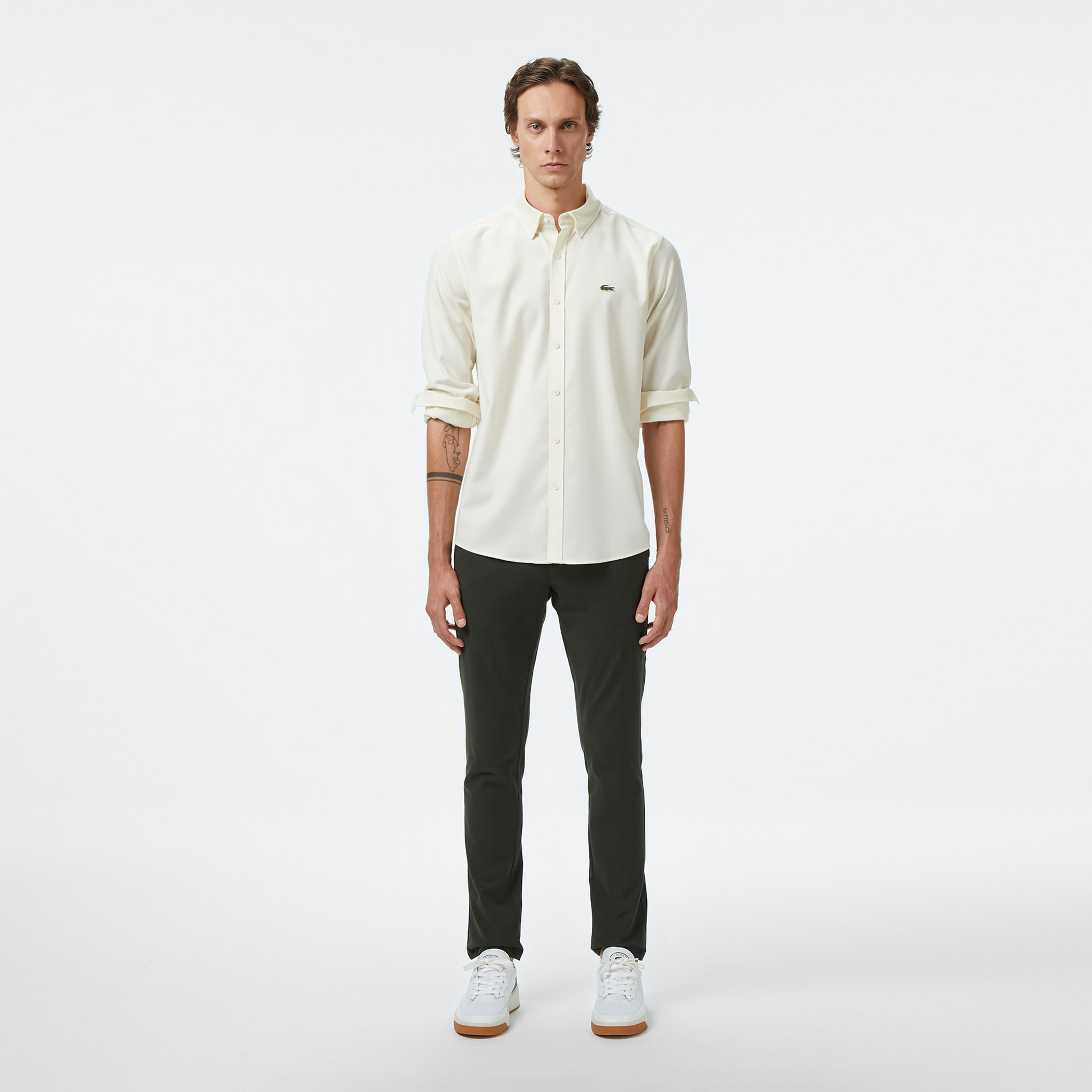 Erkek Regular Fit Beyaz Gömlek