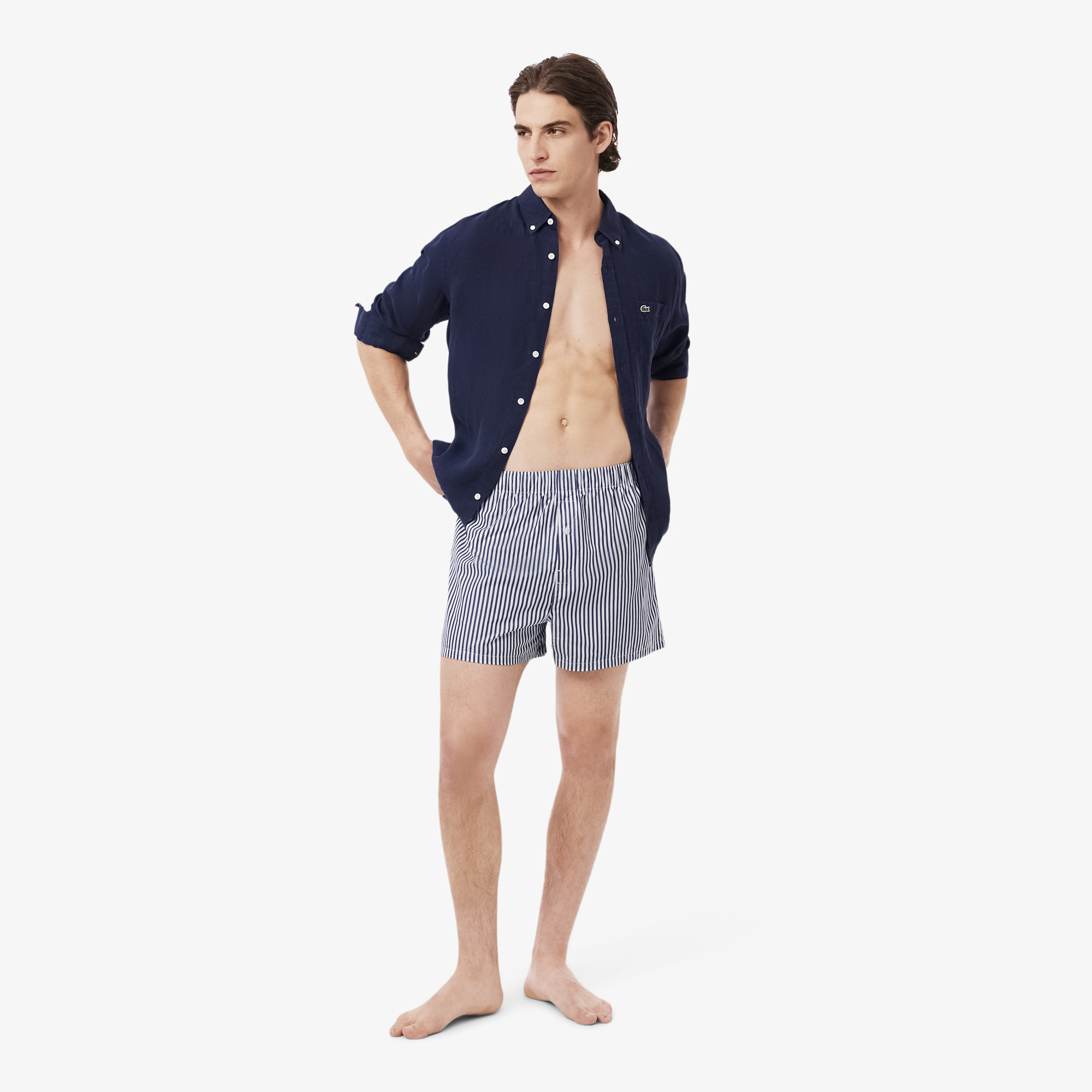 Lacoste Erkek Renkli 3'lü Boxer görsel 7