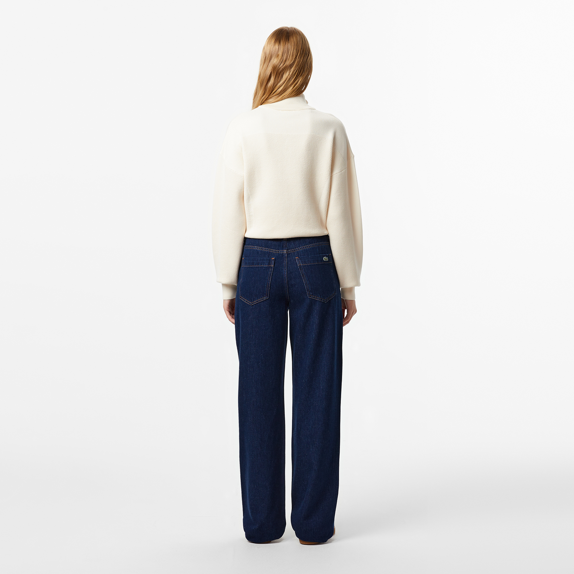 Kadın Straight Fit Koyu Mavi Pantolon HF2632-MK9 | Lacoste