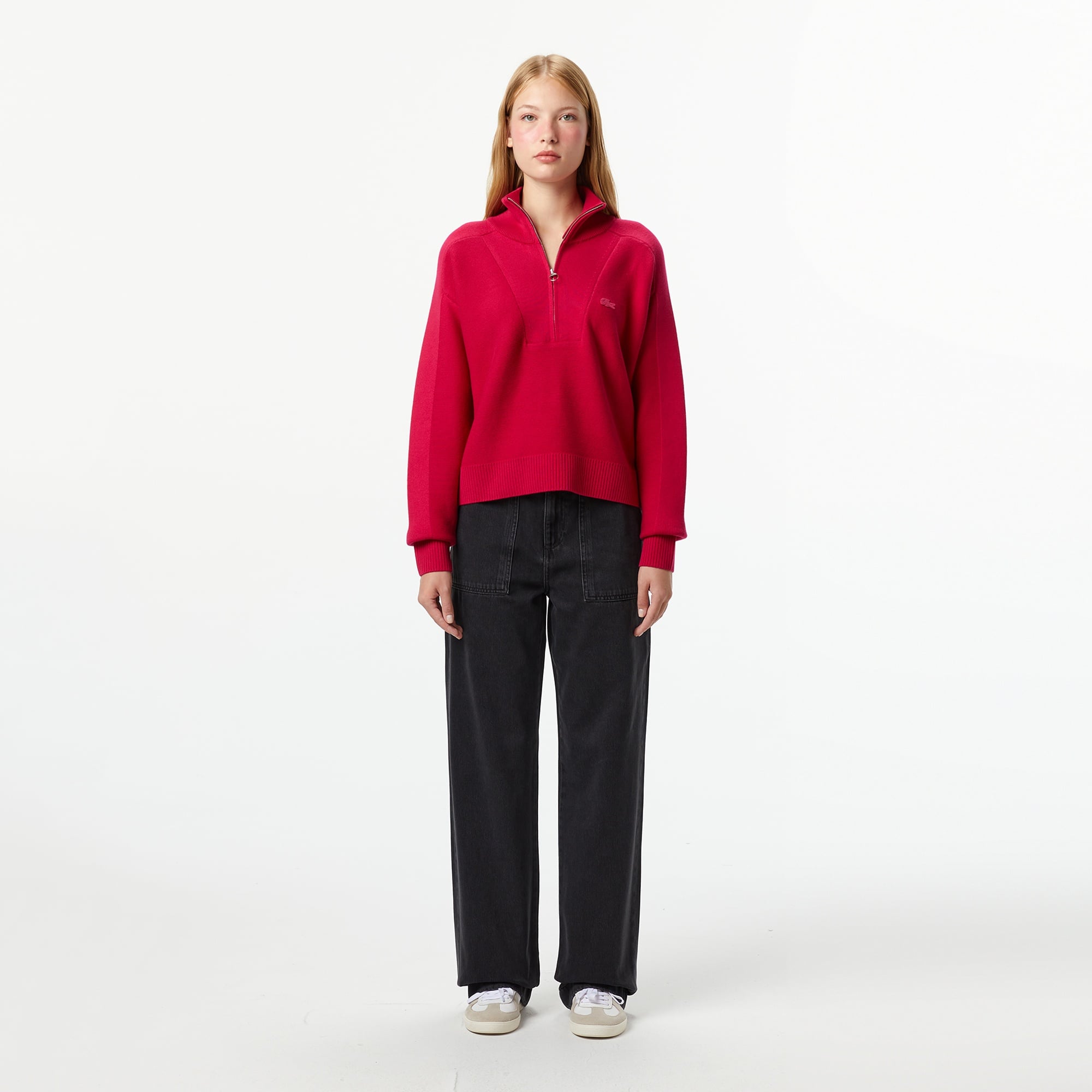 Kadın Stragiht Fit Koyu Gri Pantolon