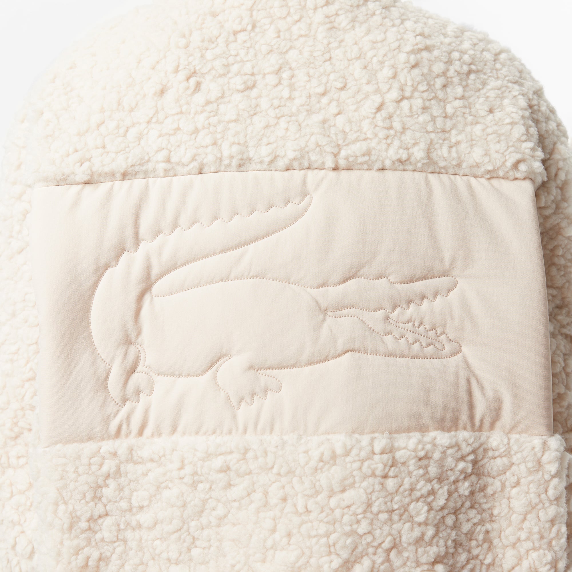 Kadın Dik Yaka Beyaz Ceket