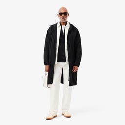 Erkek Regular Fit Fermuarlı Organik Pamuk Siyah Hırka Siyah