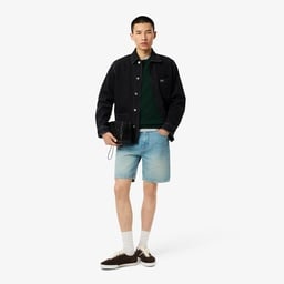 Erkek Regular Fit Bisiklet Yaka Organik Pamuk Koyu Yeşil Kazak Yeşil