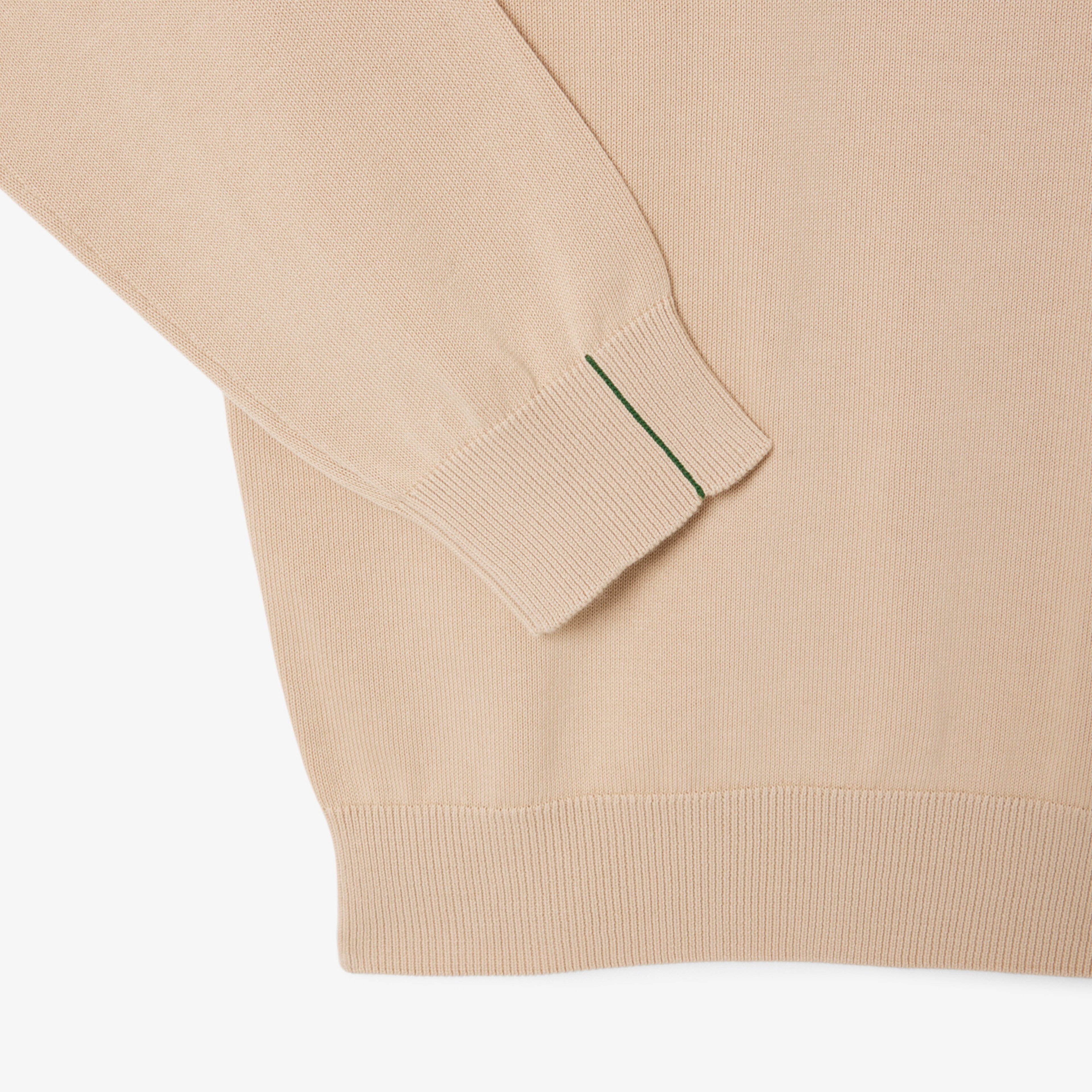 Erkek Regular Fit Bisiklet Yaka Organik Pamuk Krem Kazak