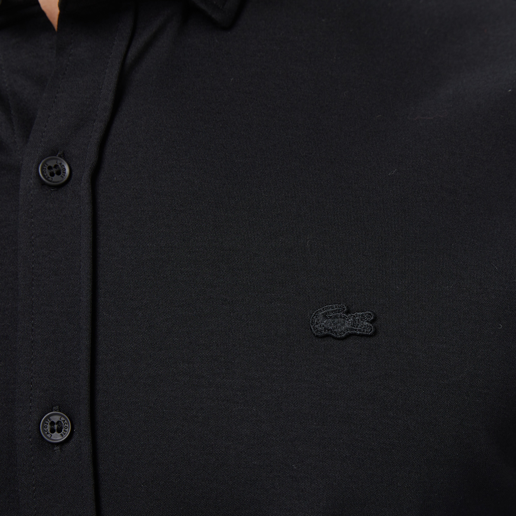 Erkek Slim Fit Siyah Gömlek