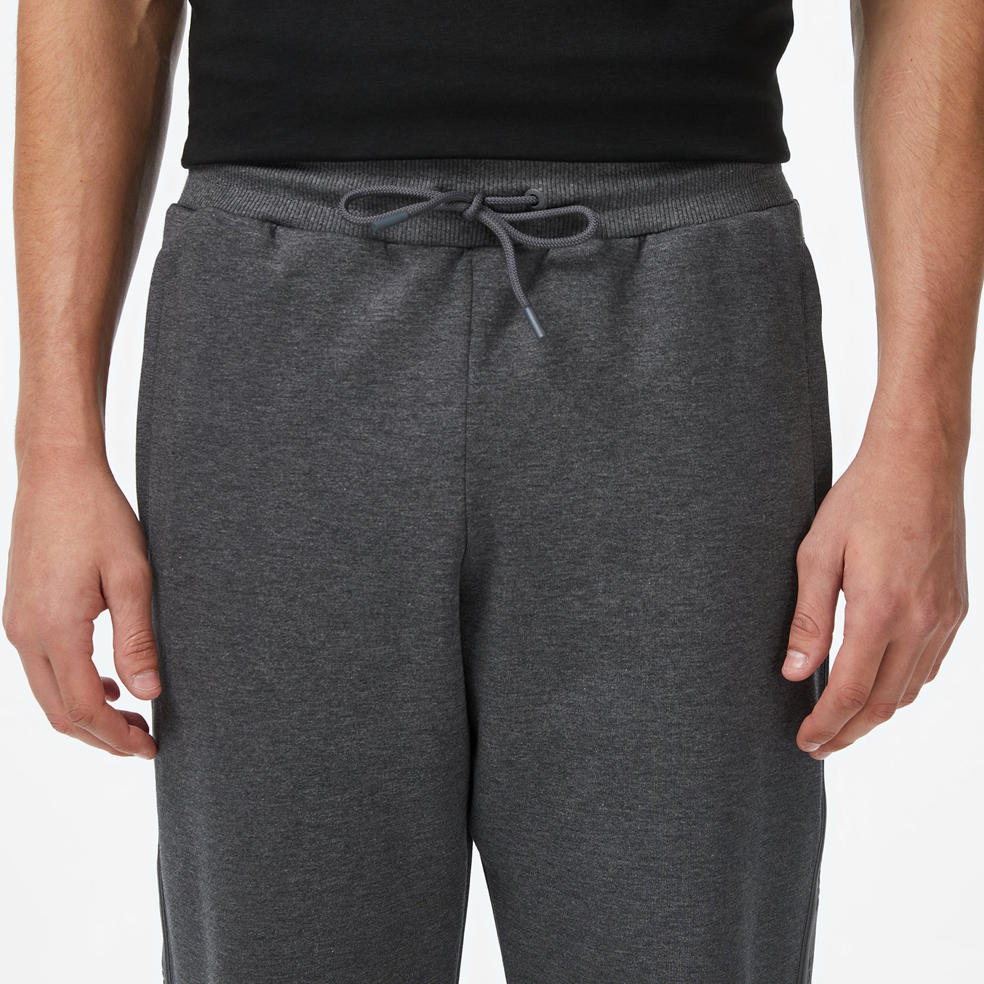 Erkek Relaxed Fit Koyu Gri Eşofman Altı