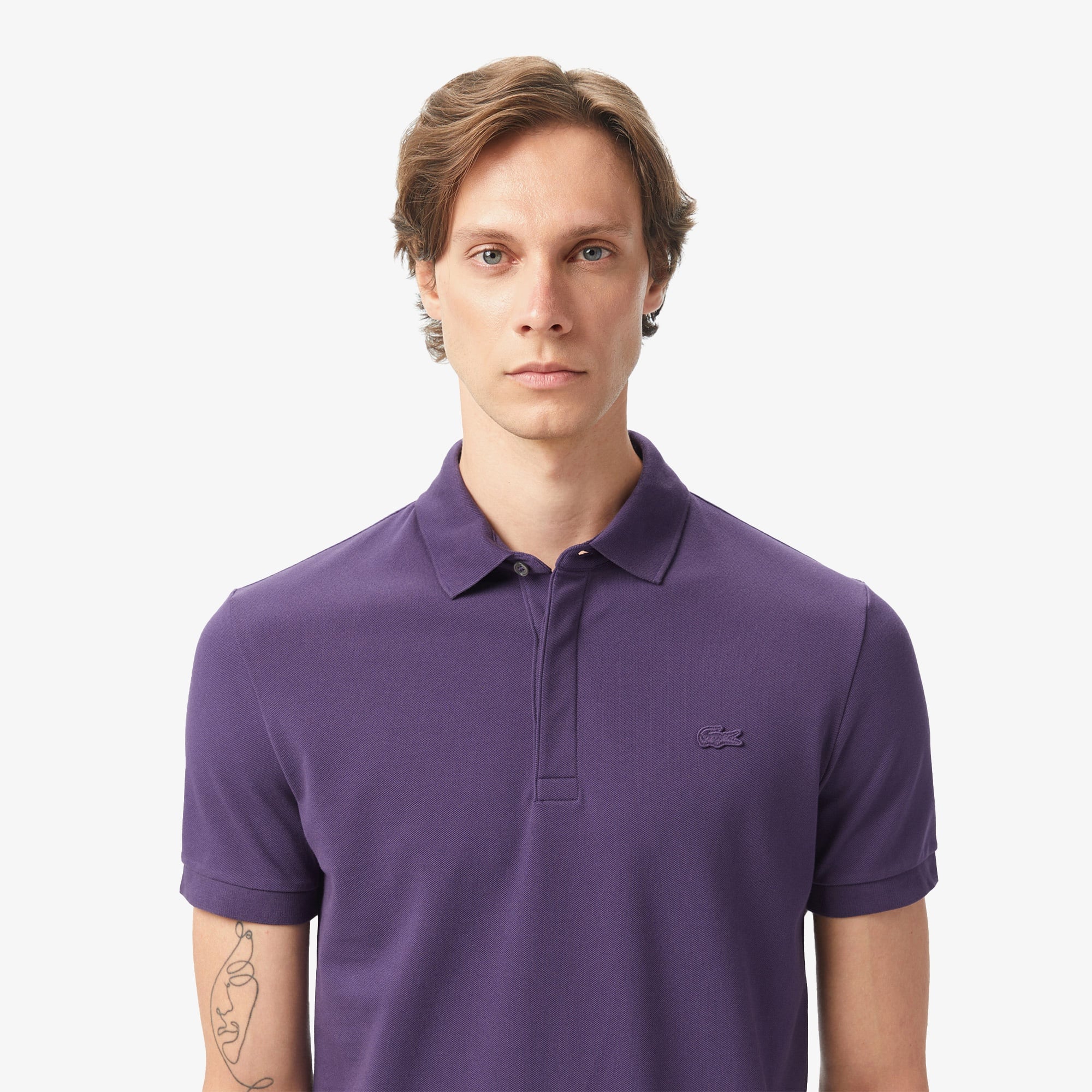 Erkek Regular Fit Mor Paris Polo