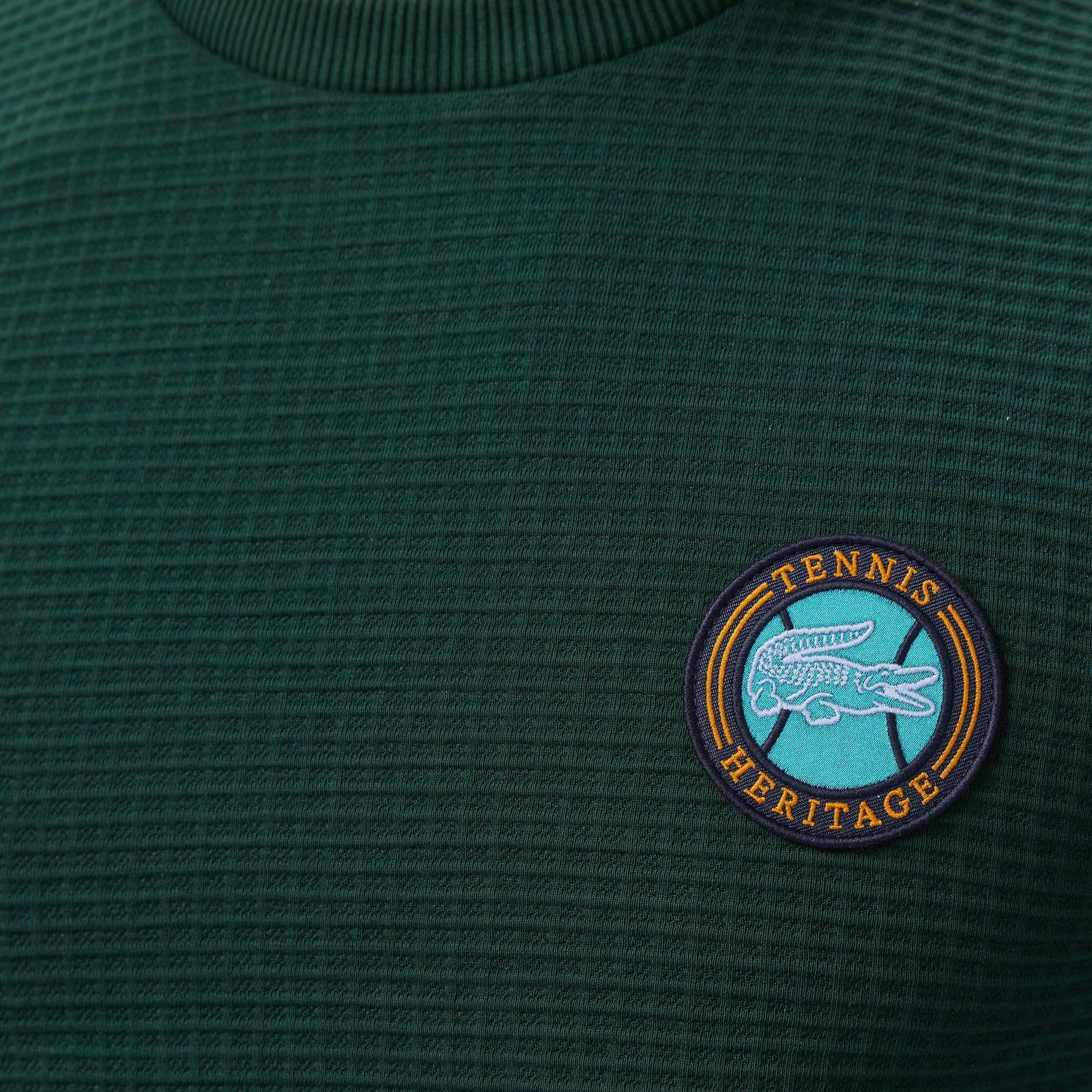 Erkek Uzun Kollu Bisiklet Yaka Yeşil T-Shirt