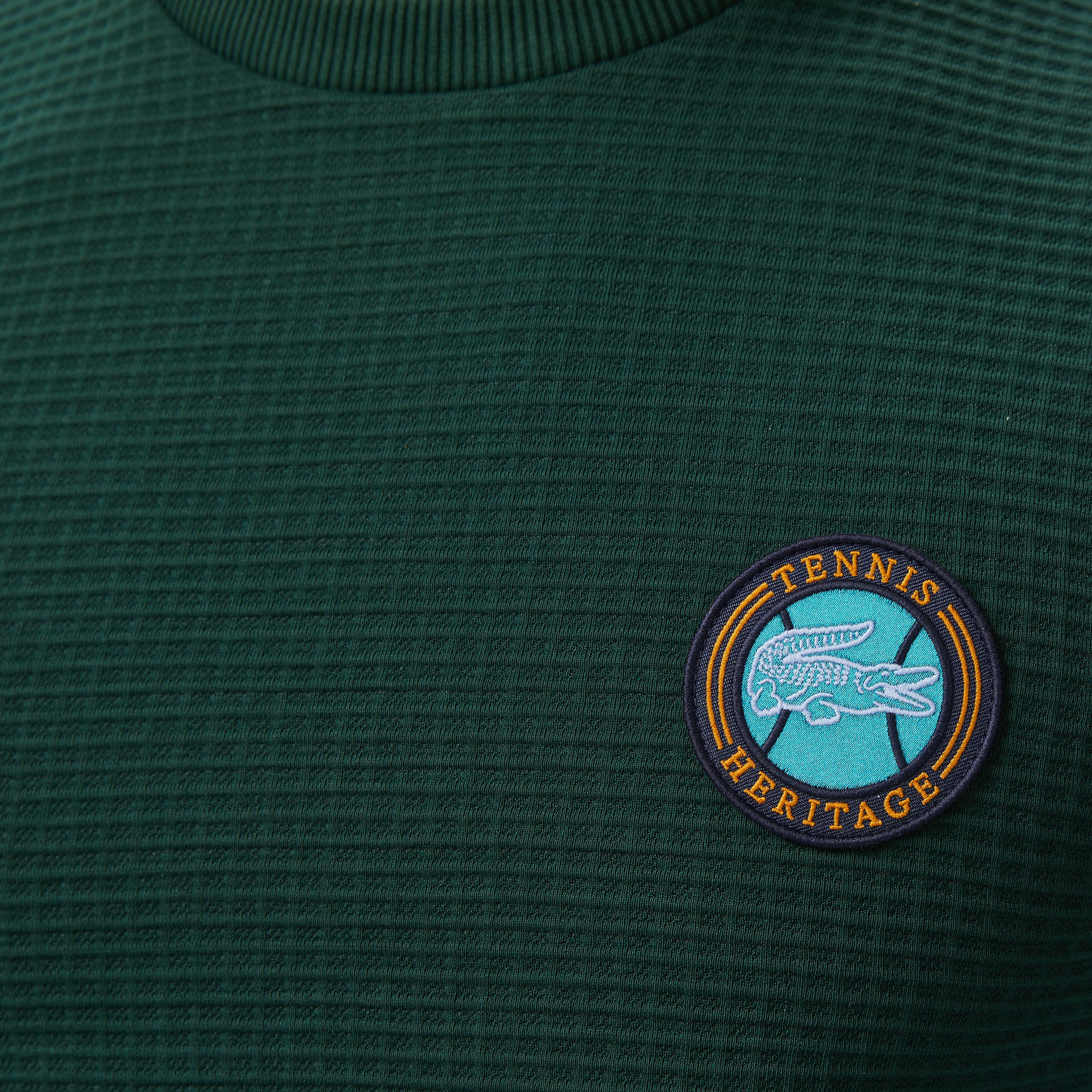 Erkek Uzun Kollu Bisiklet Yaka Yeşil T-Shirt Erkek Uzun Kollu Bisiklet Yaka Yeşil T-Shirt