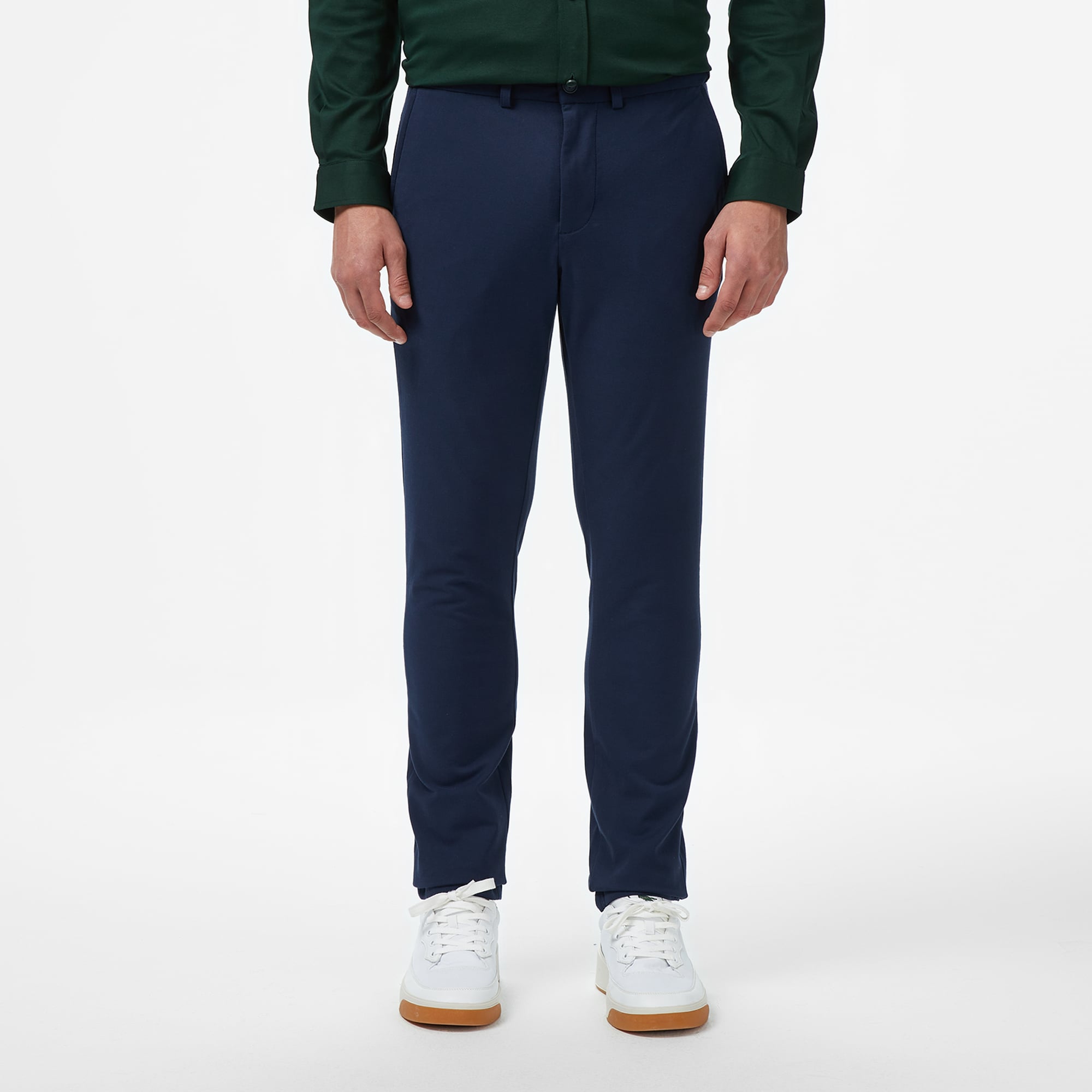 Lacoste Erkek Slim Fit Lacivert Chino Pantolon görsel 2