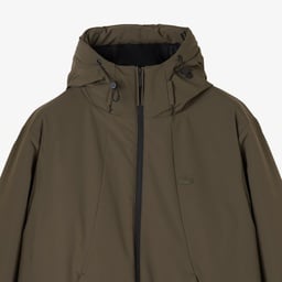 Erkek Kapüşonlu Haki Mont Yeşil