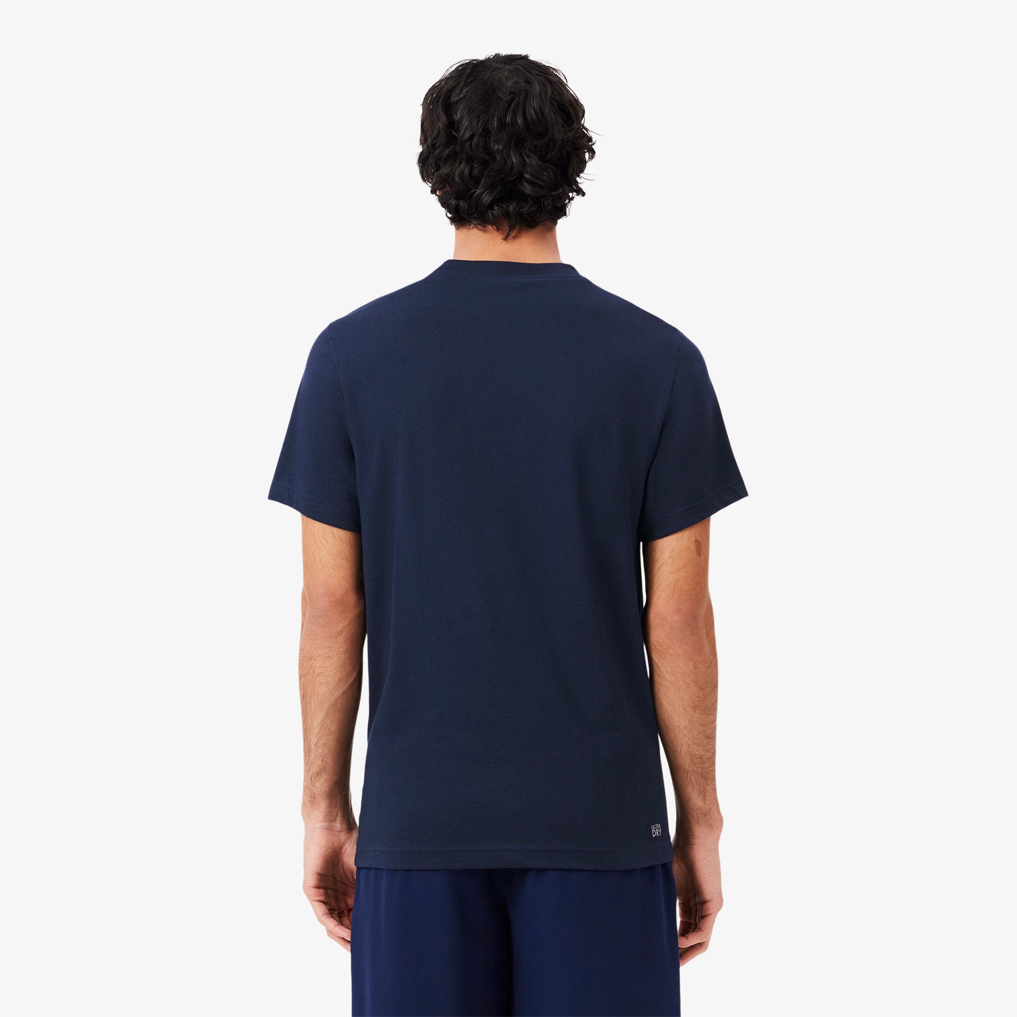 Lacoste Erkek Regular Fit Bisiklet Yaka Baskılı Lacivert T-Shirt
