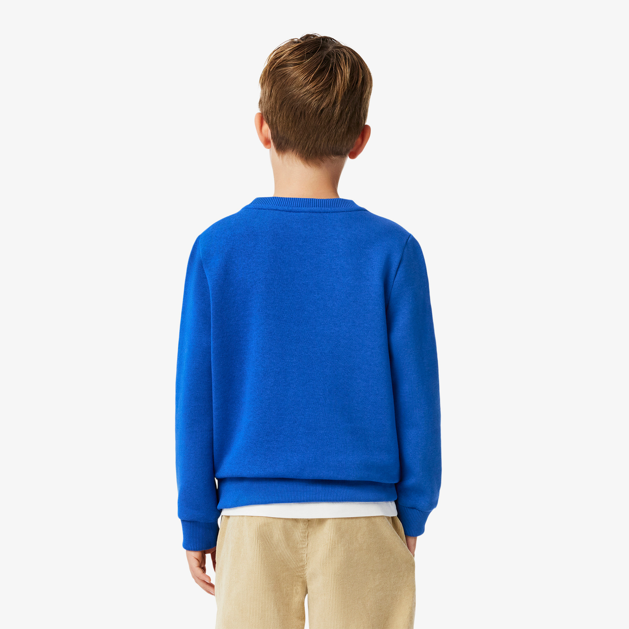 Lacoste Erkek Çocuk Baskılı Mavi Sweatshirt görsel 3