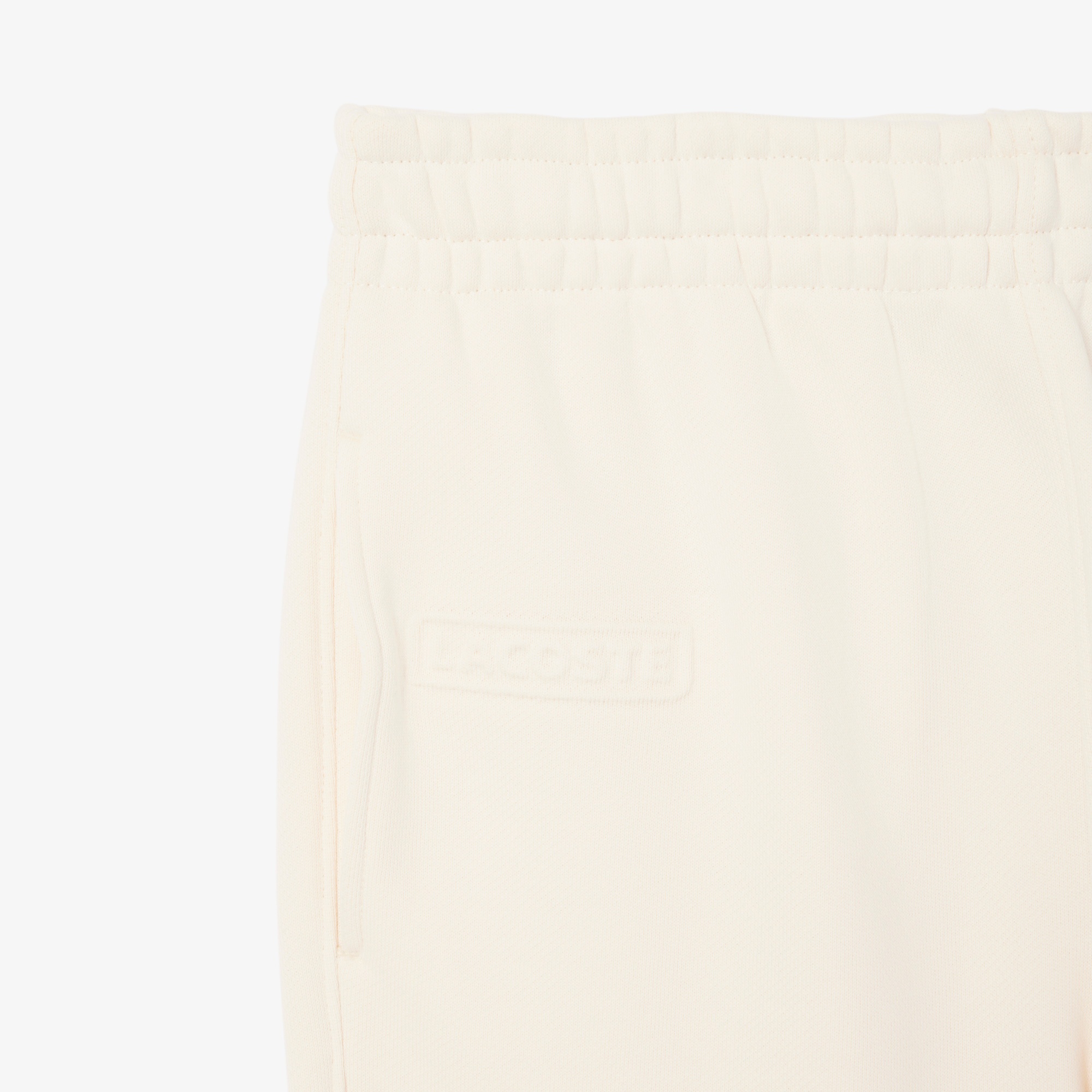 Lacoste Kadın Straight Fit Krem Organik Pamuk Eşofman Altı