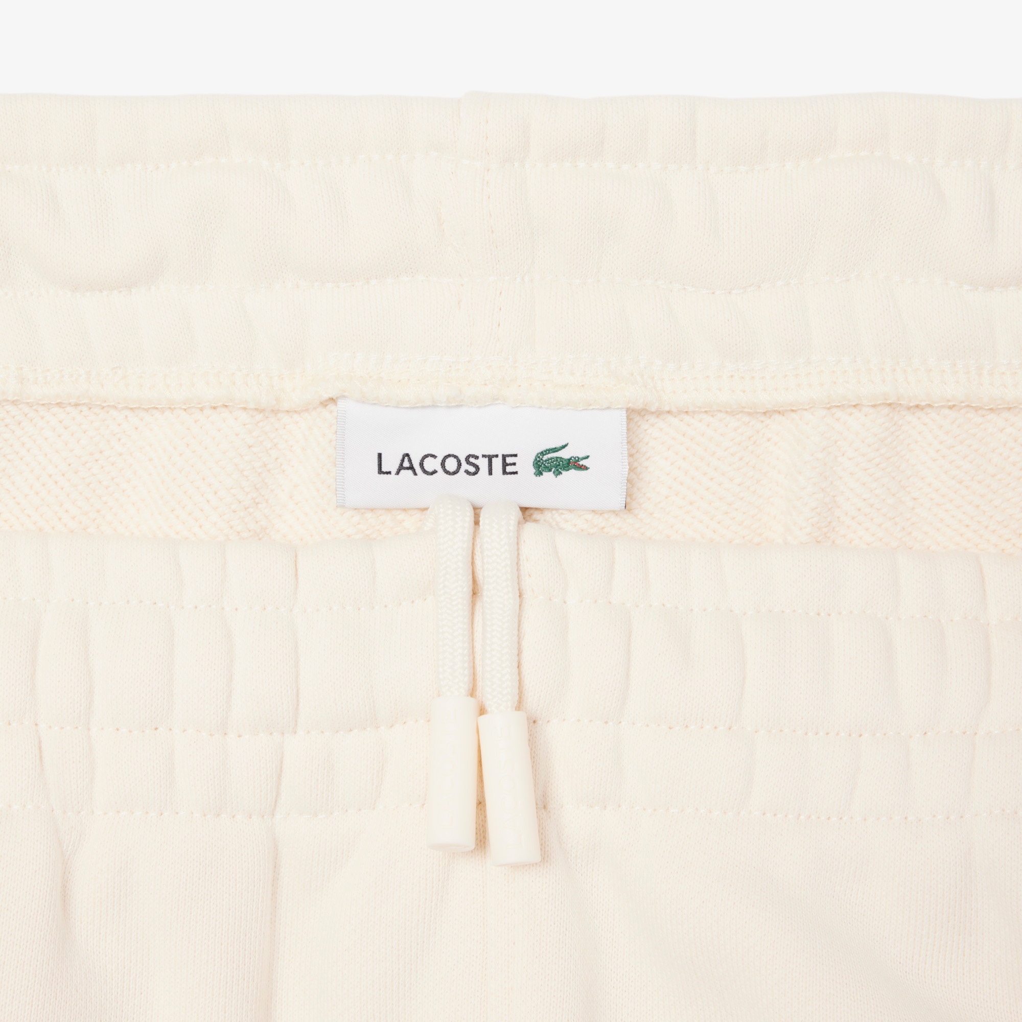 Lacoste Kadın Straight Fit Krem Organik Pamuk Eşofman Altı
