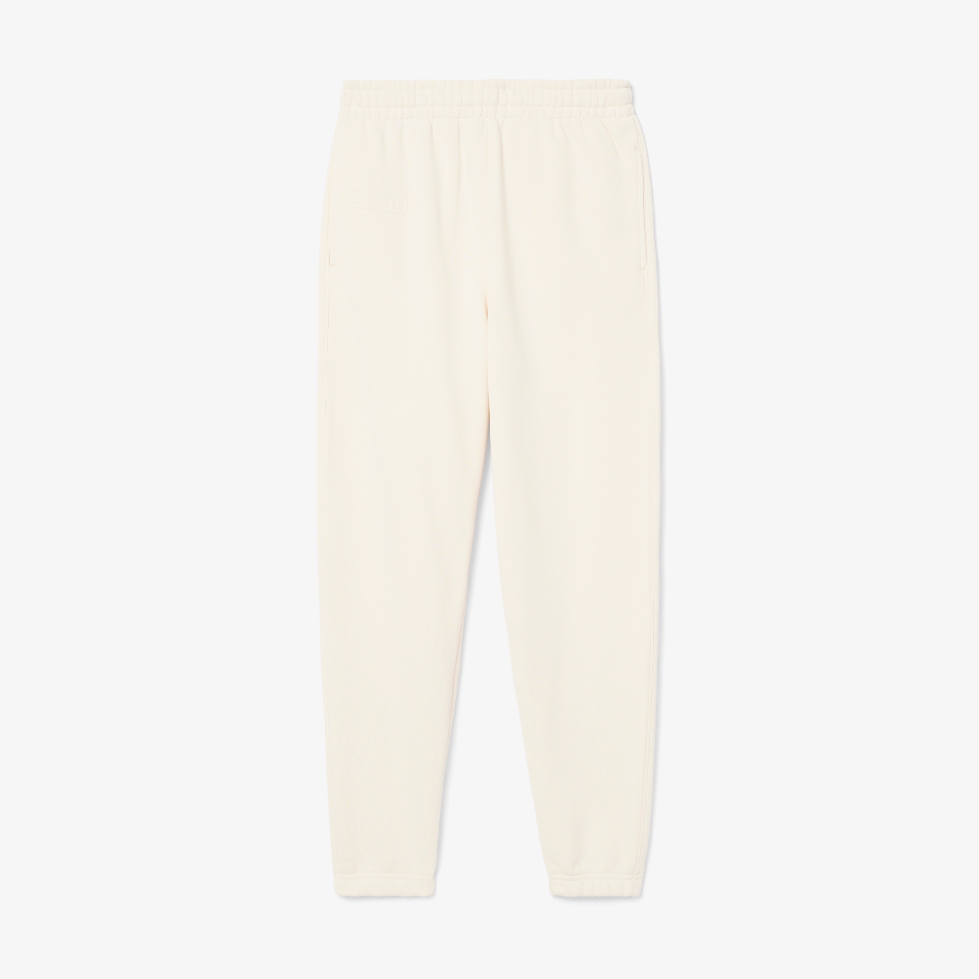 Lacoste Kadın Straight Fit Krem Organik Pamuk Eşofman Altı