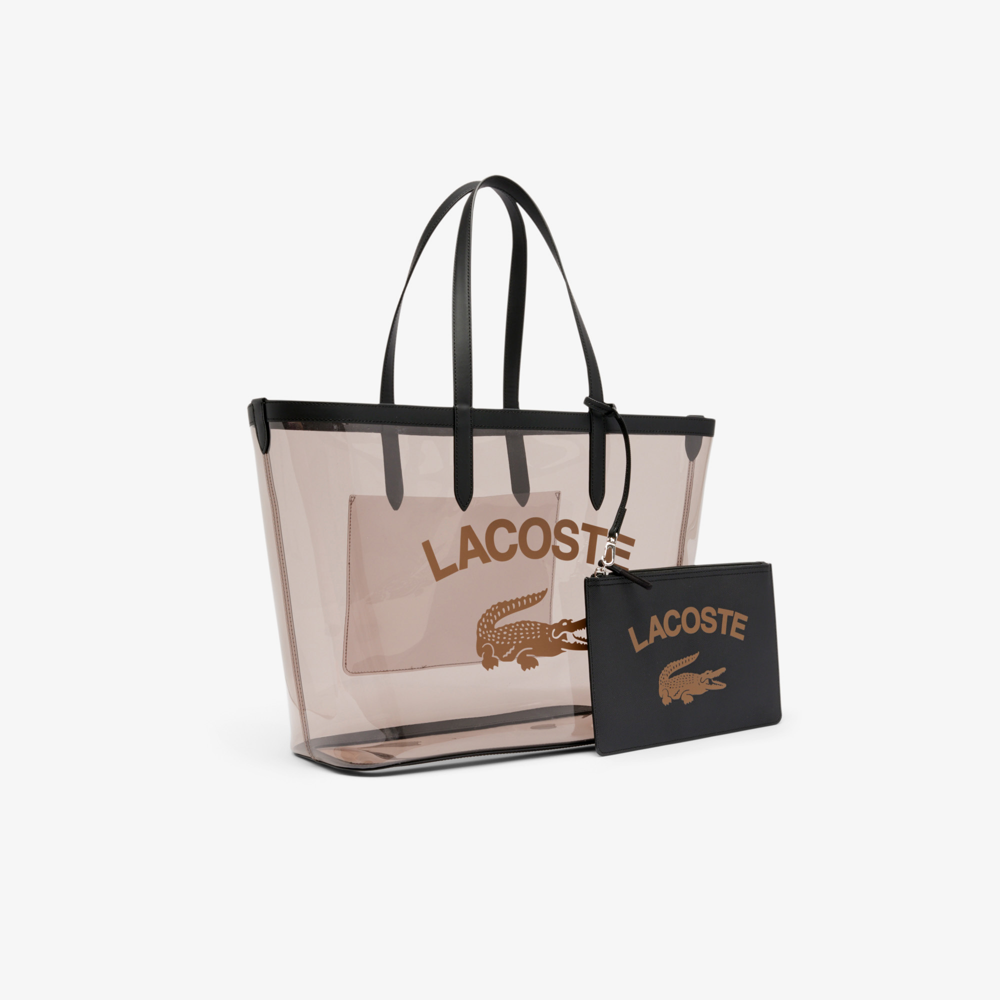 Lacoste Anna Kadın Baskılı Siyah Omuz Çantası görsel 2