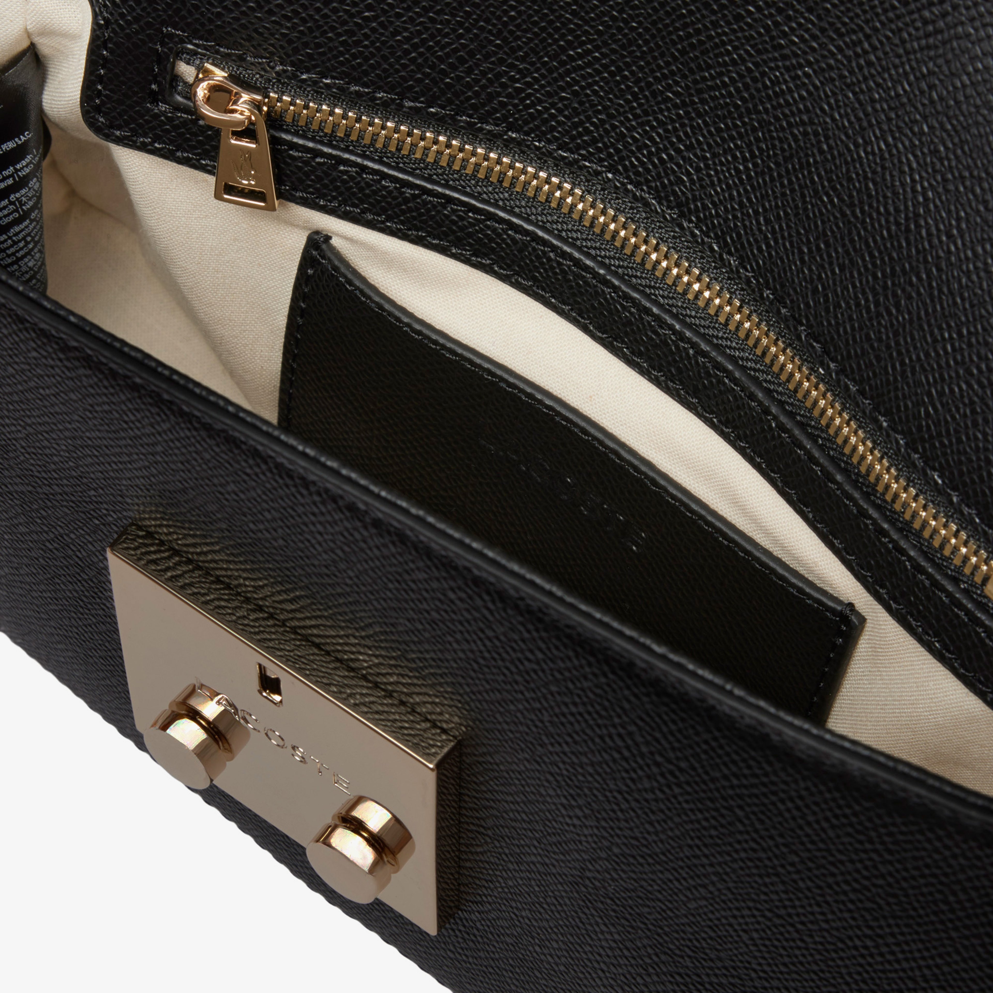 Champs-Élysées Kadın Deri Siyah Omuz Çantası