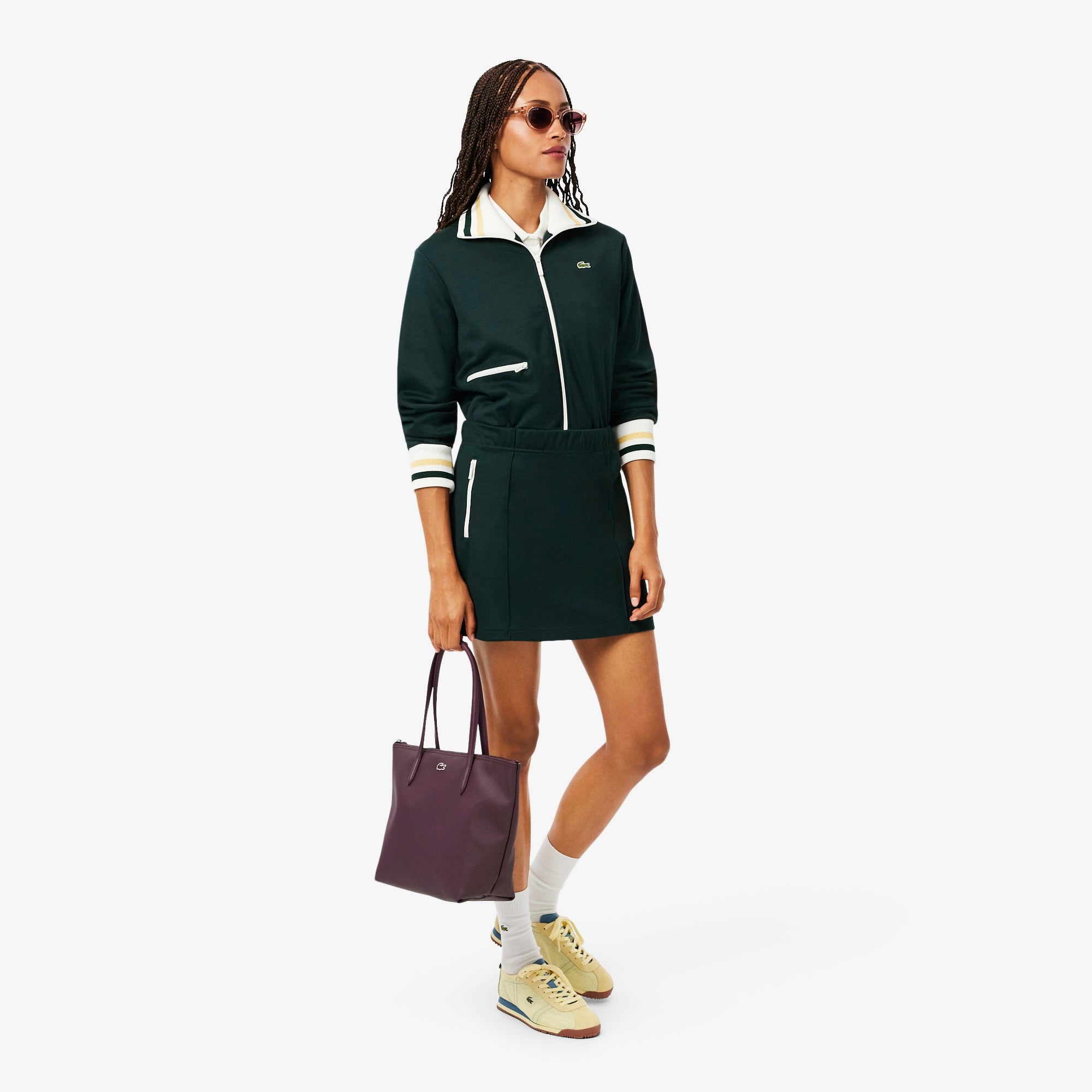 Small L.12.12 Kadın Bordo Omuz Çantası