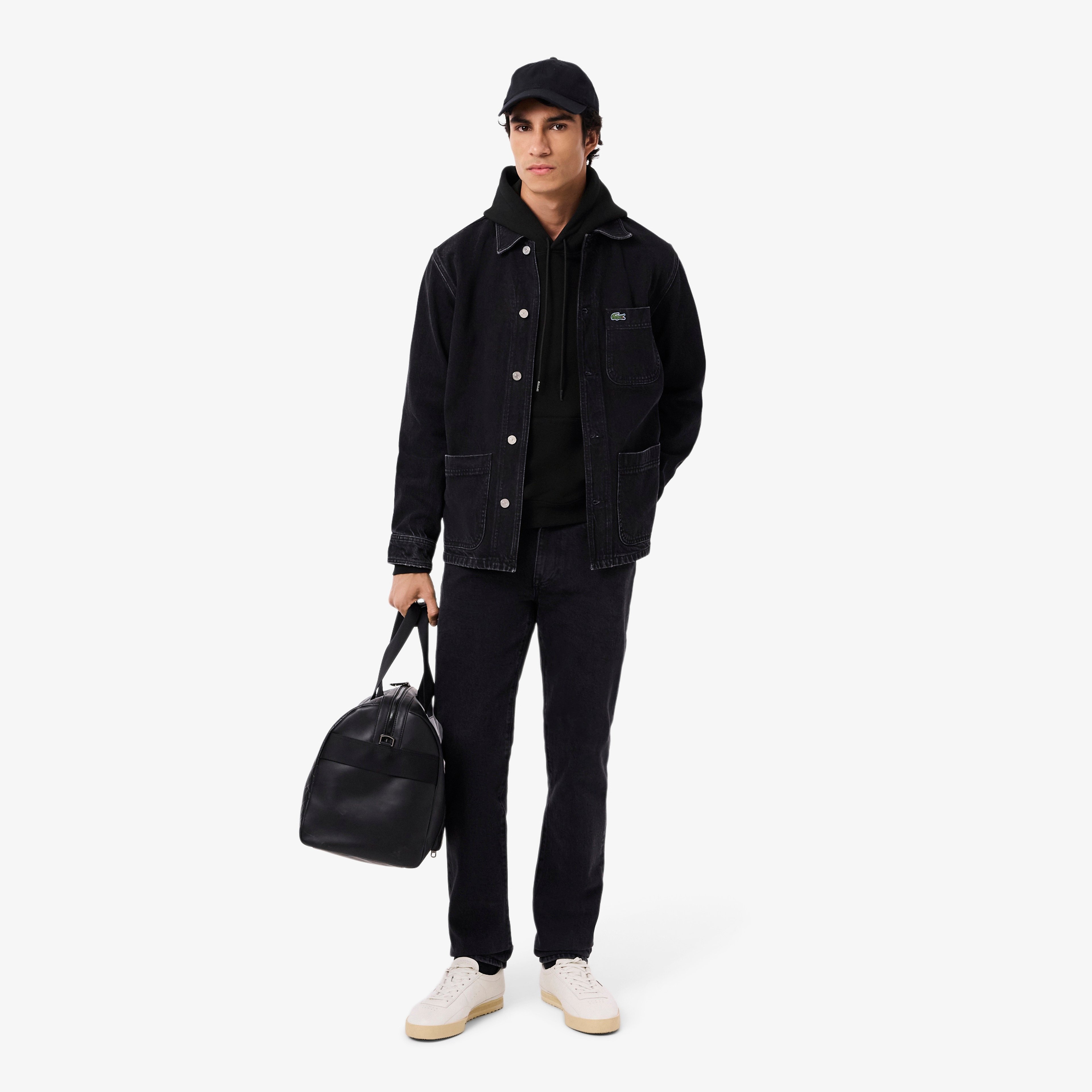 Erkek Loose Fit Kapüşonlu Siyah Sweatshirt Erkek Loose Fit Kapüşonlu Siyah Sweatshirt